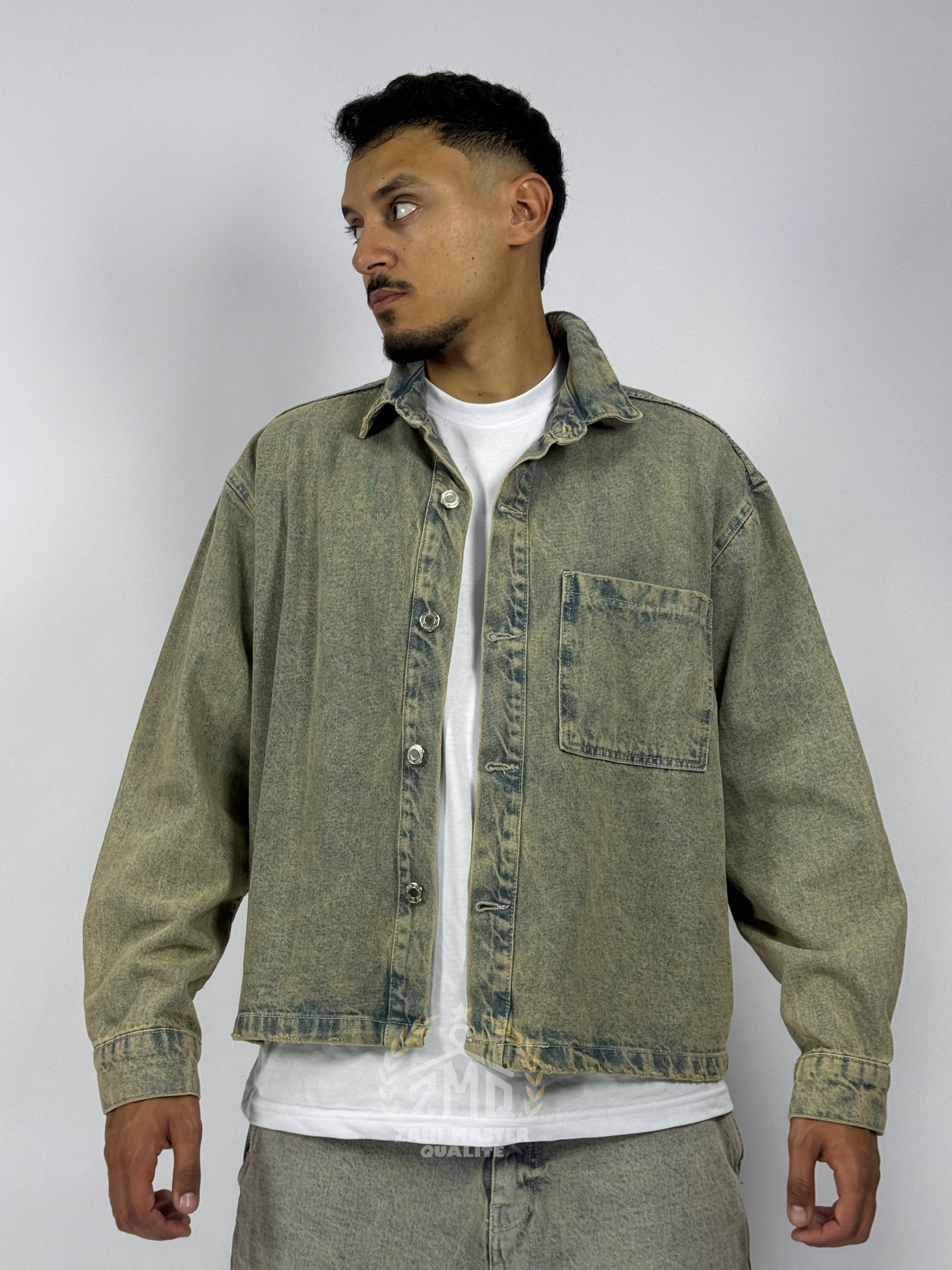 Veste Denim Vintage – Nouvelle Collection 1ʳᵉ Qualité