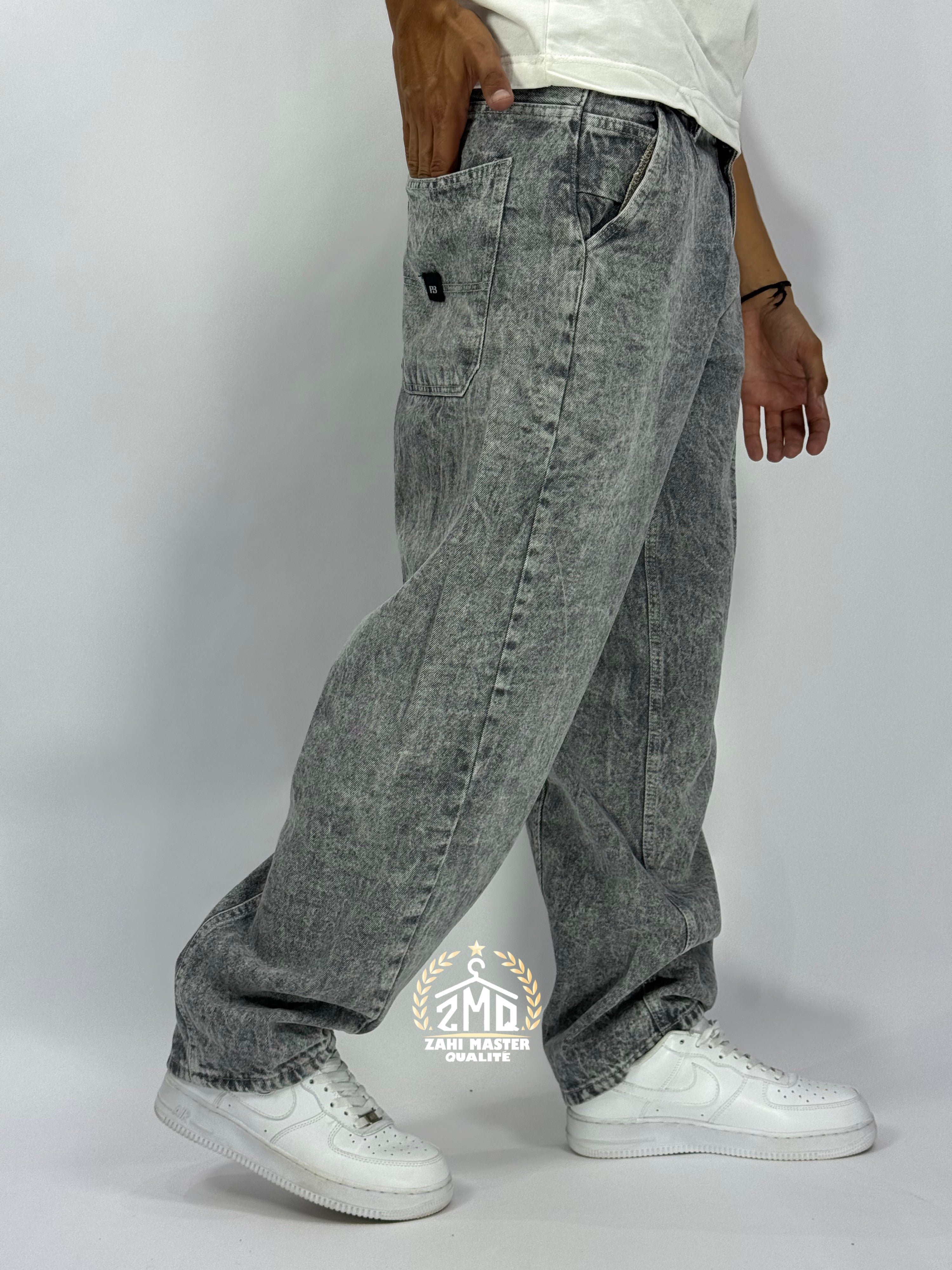 Jeans Gris 1ʳᵉ Qualité – Style, Confort et Élégance