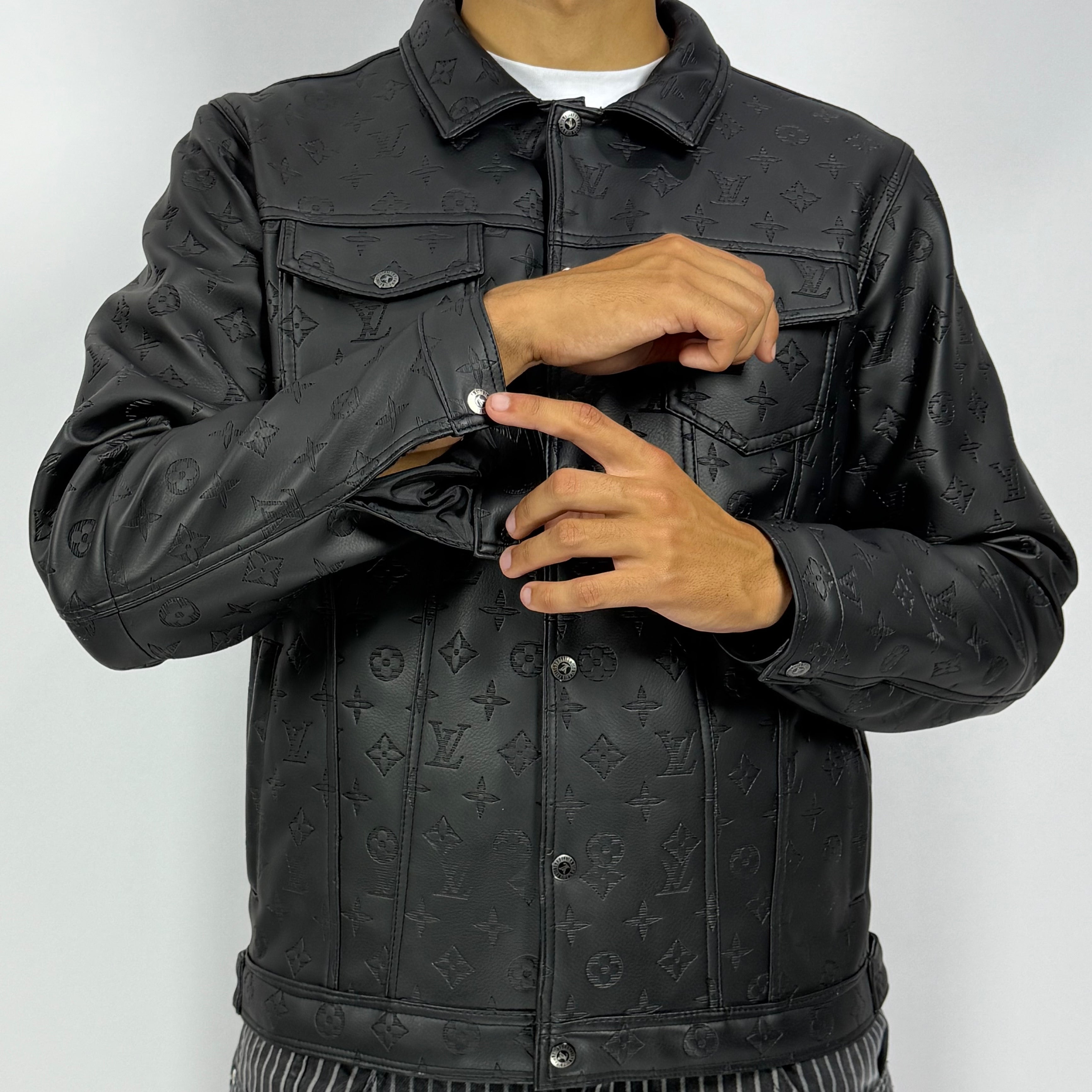 Veste cuire Louis Vuitton