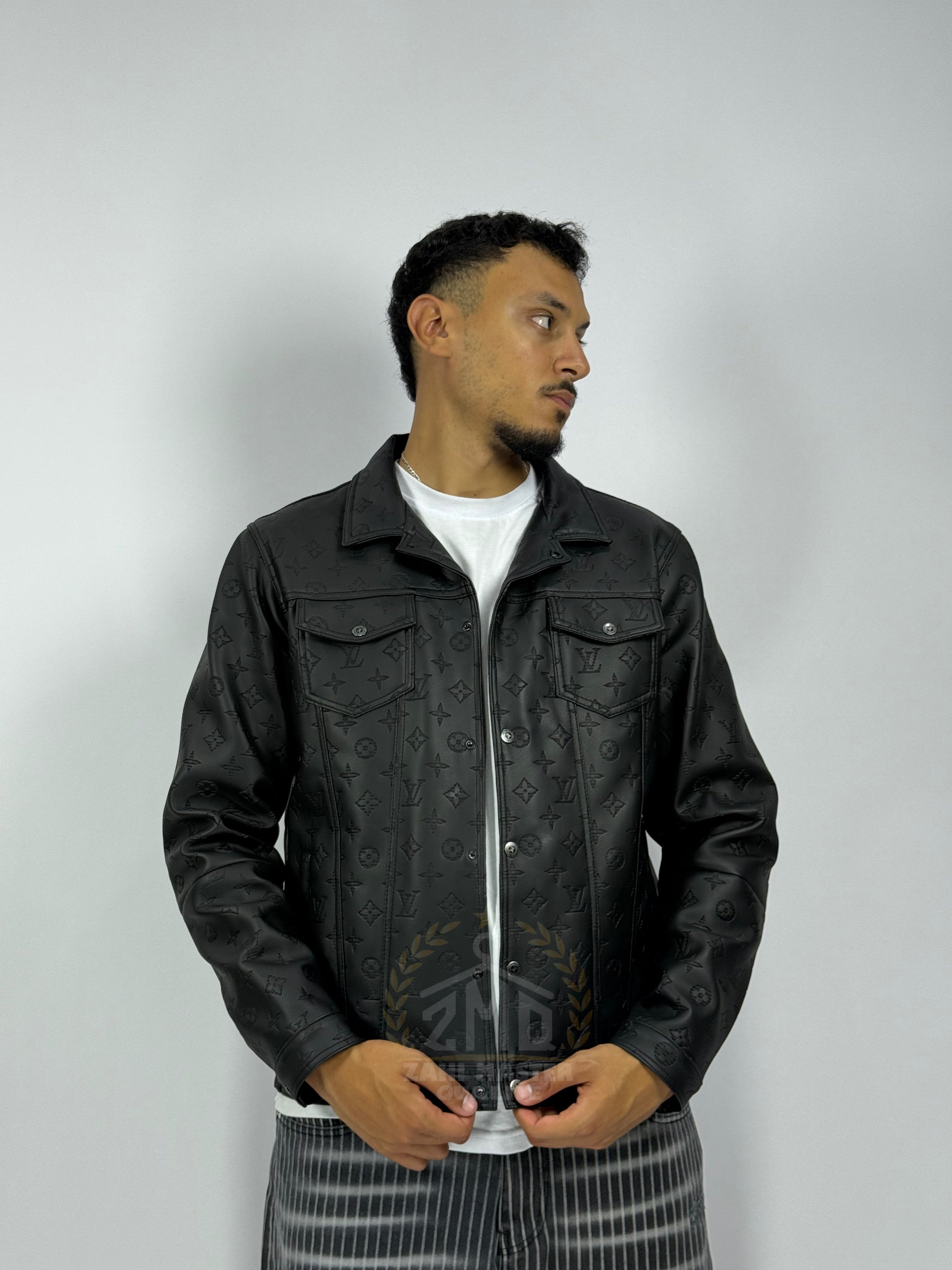 Veste cuire Louis Vuitton