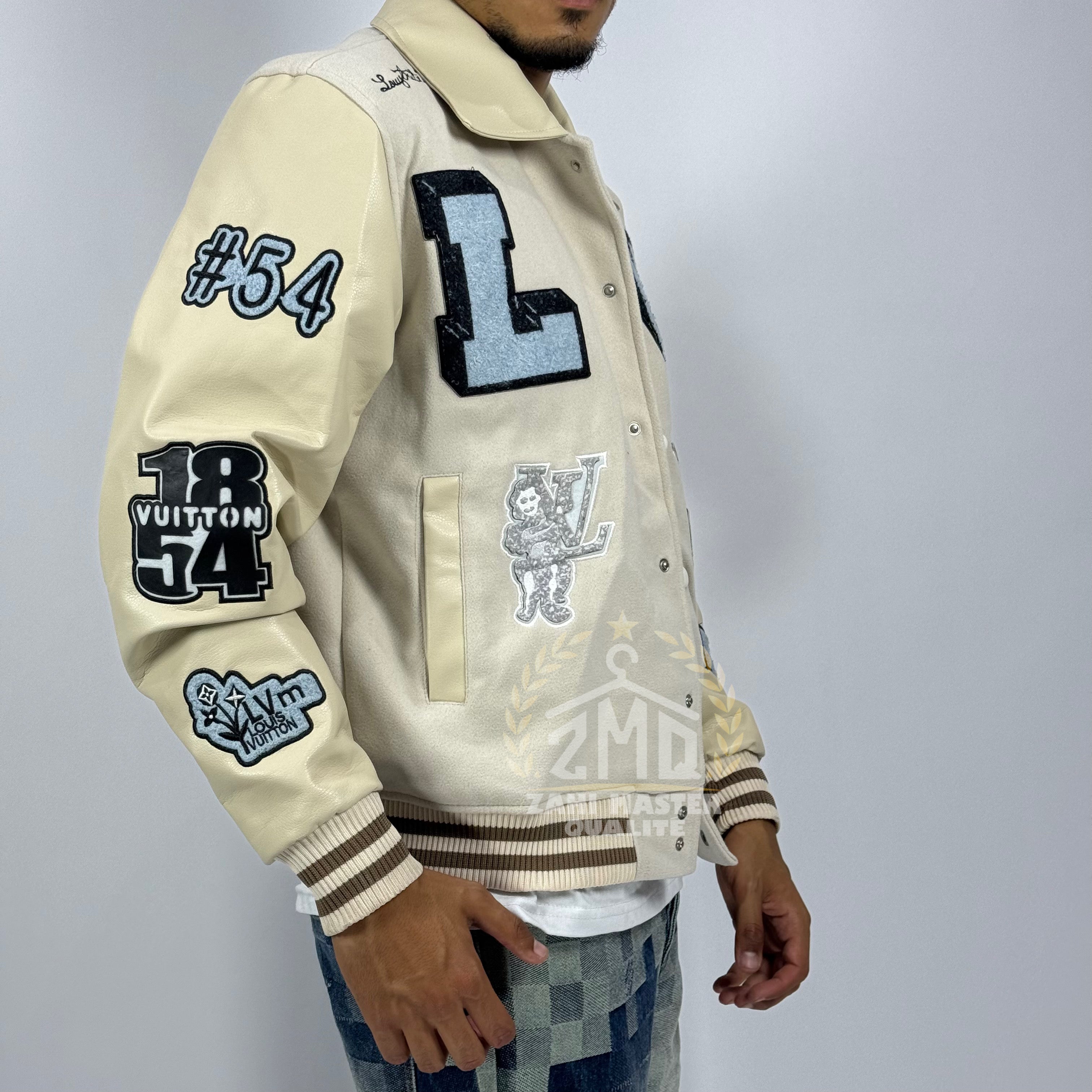 Veste LV Blanche – Style Moderne