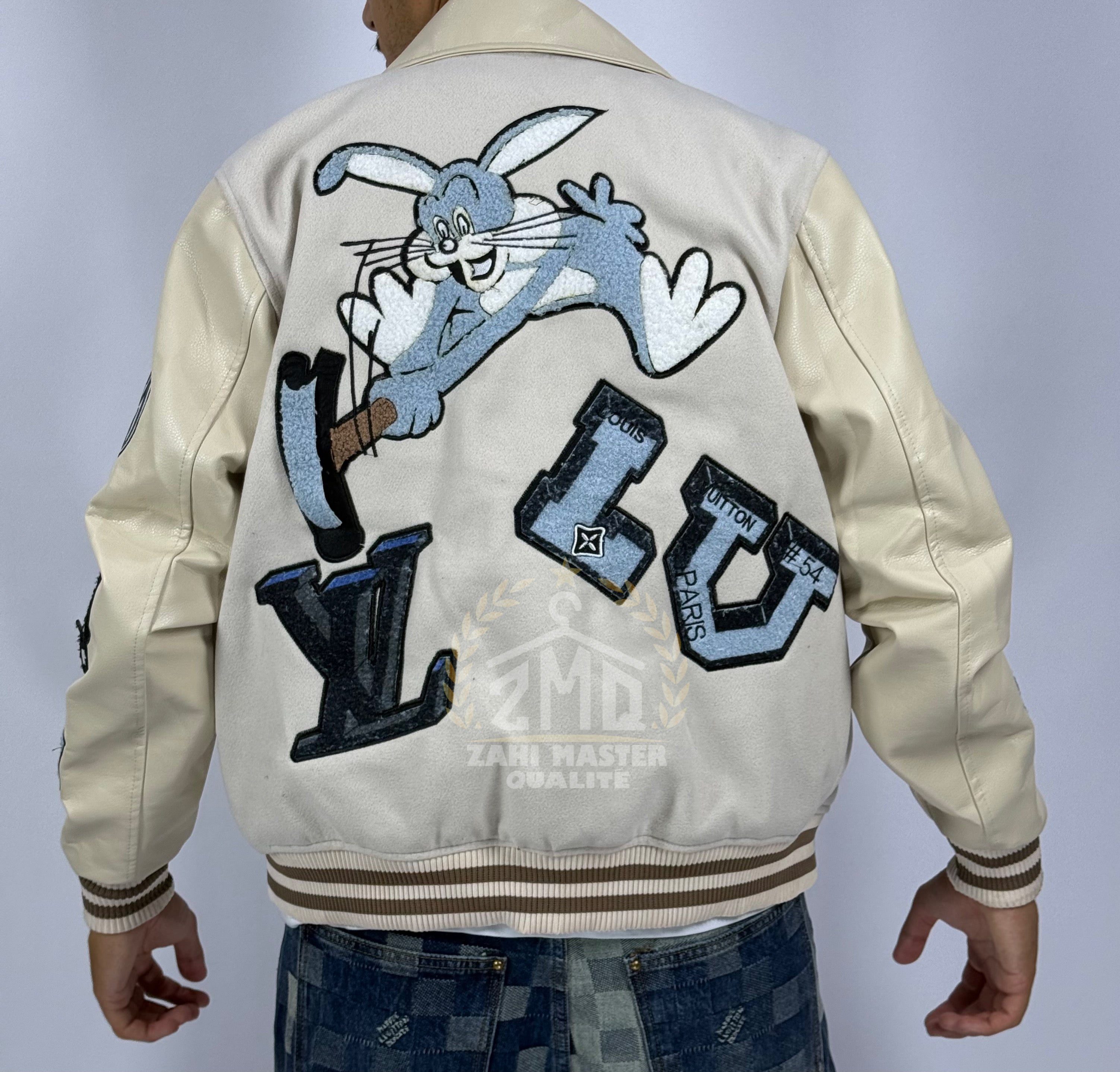 Veste LV Blanche – Style Moderne