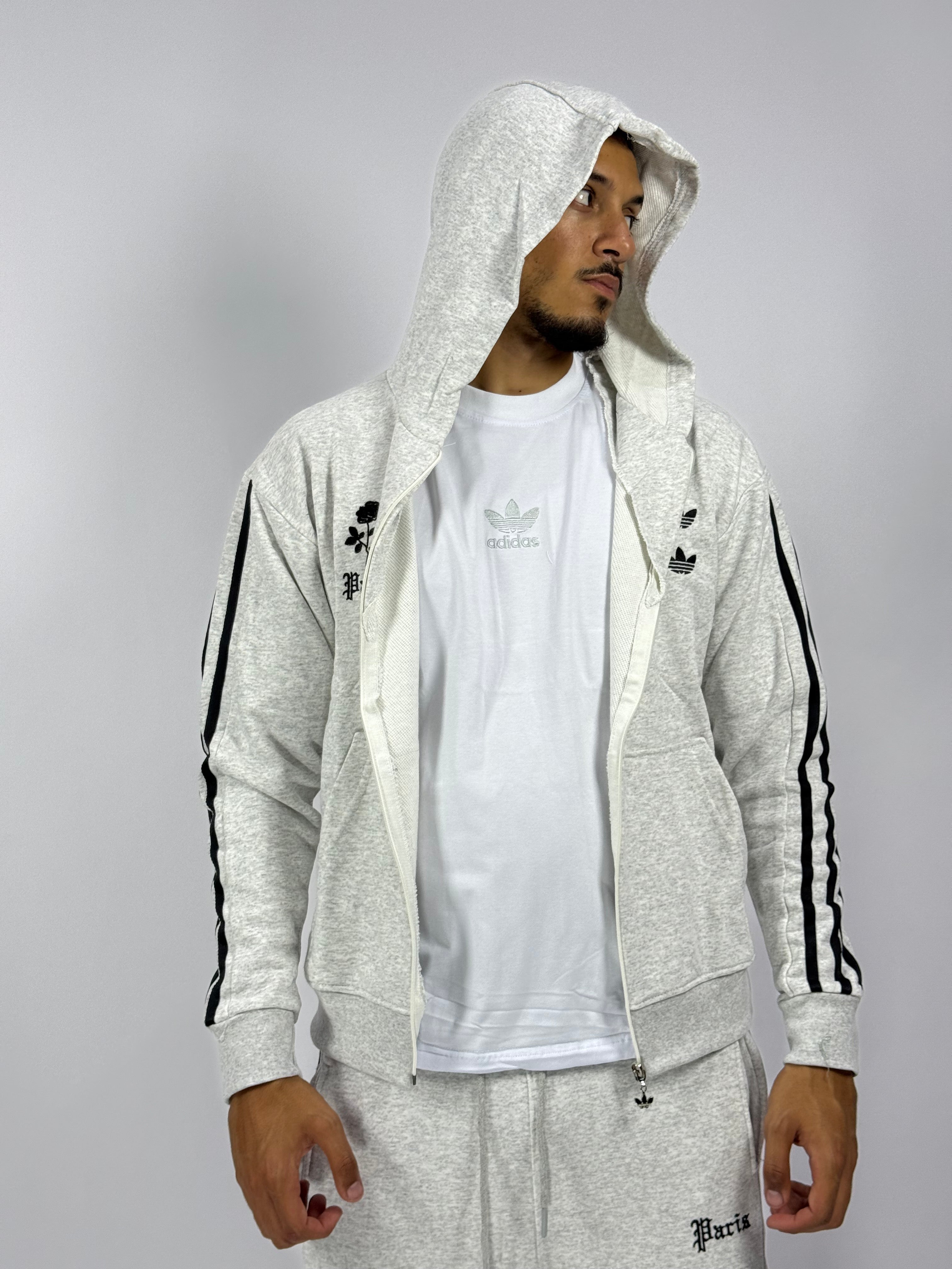 Ensemble 3 Pièces Gris Style Premium