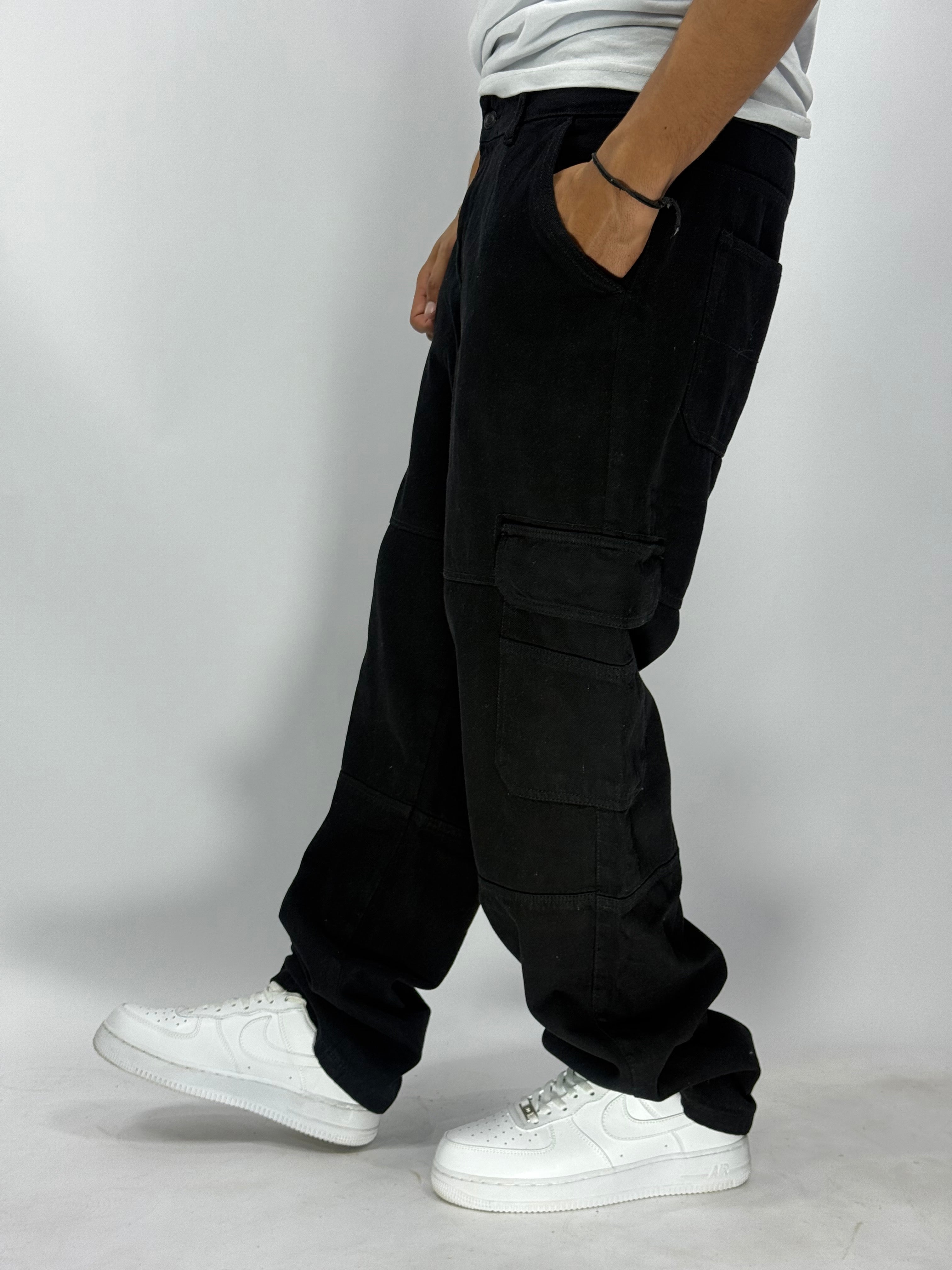 PANTALON 4 poches Noir - Style pratique