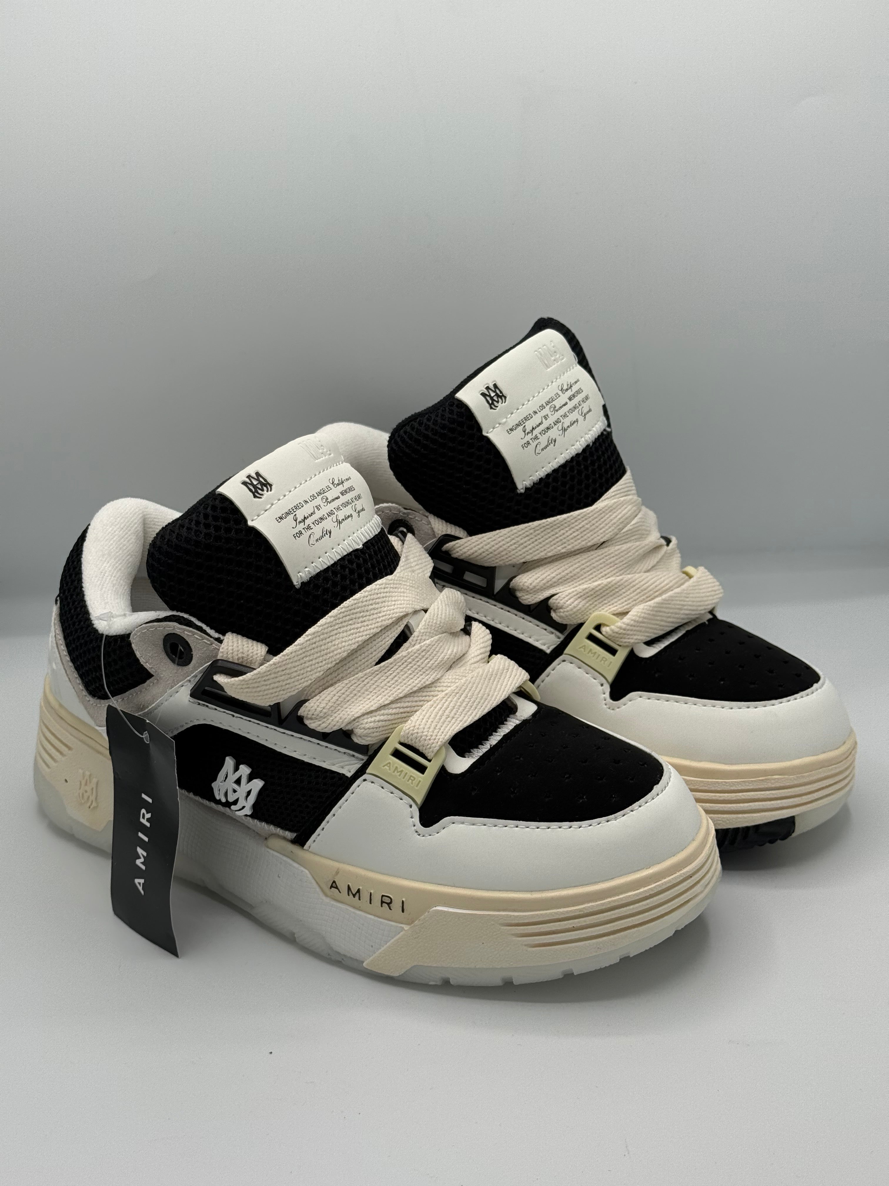 Amiri Sneakers “Black Shadow” – Puissance, Style & Finition Premium