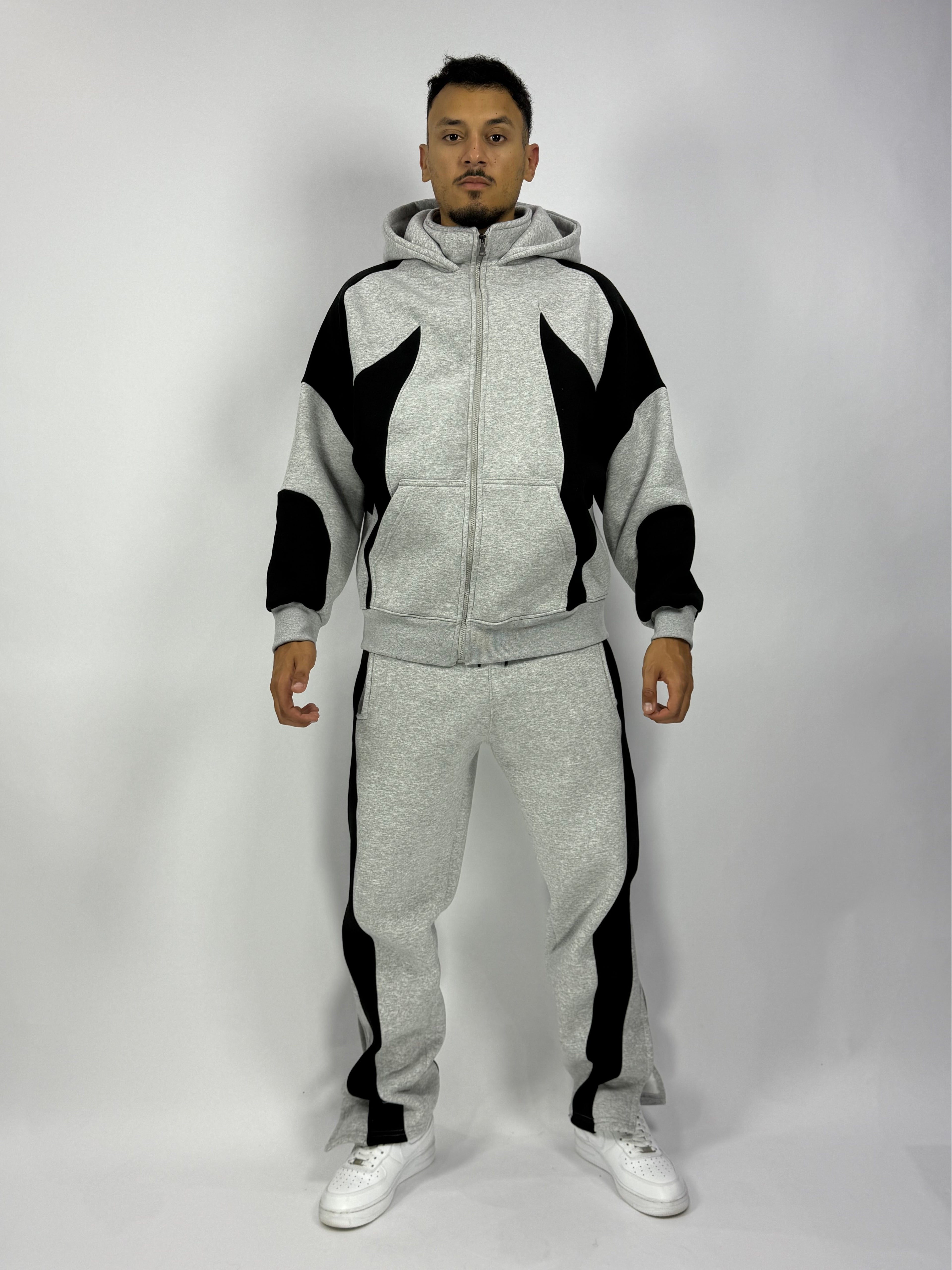 Ensemble Iconic Gris – Luxe, Confort & Originalité (Stock limité)
