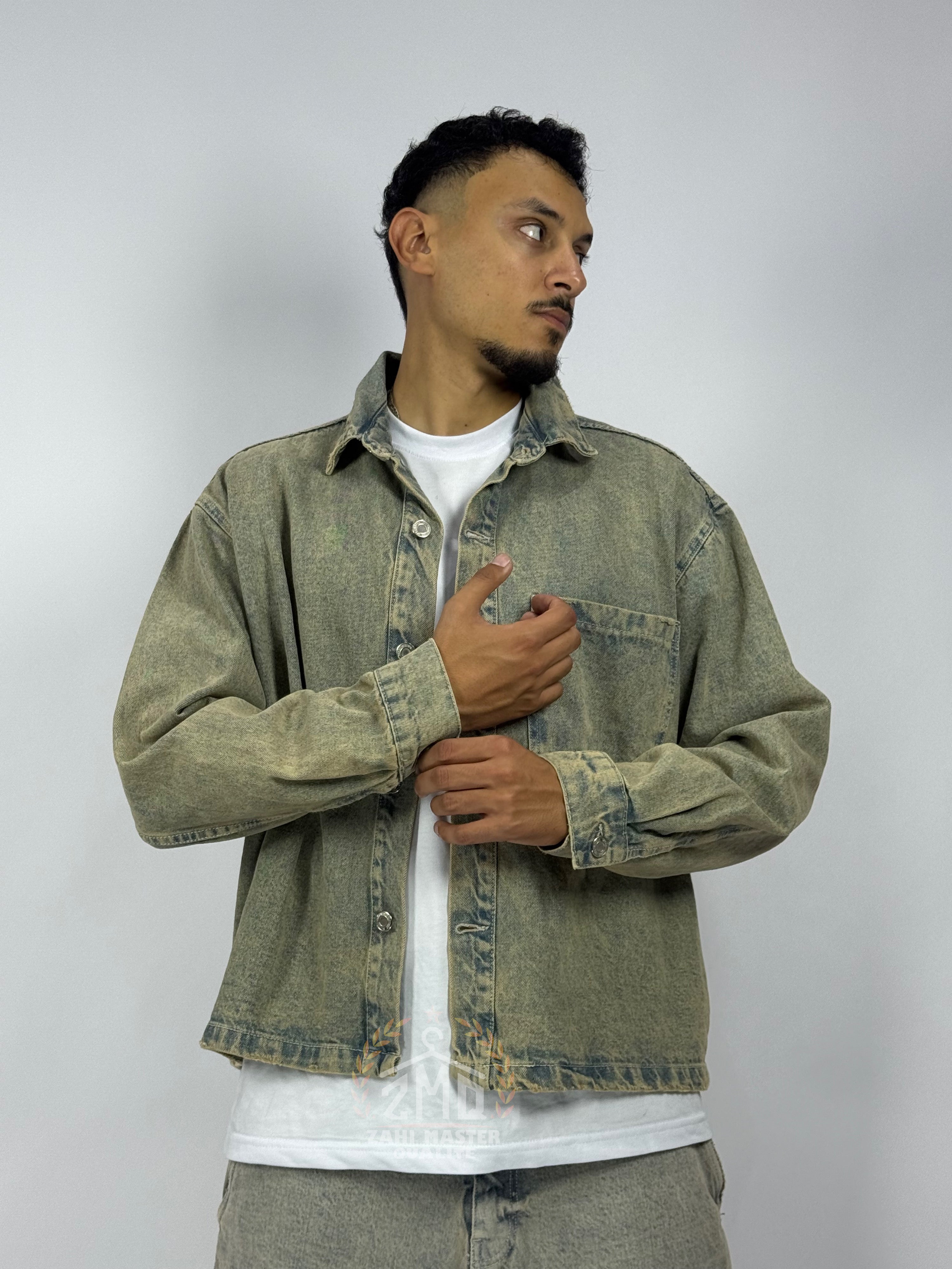Veste Denim Vintage – Nouvelle Collection 1ʳᵉ Qualité