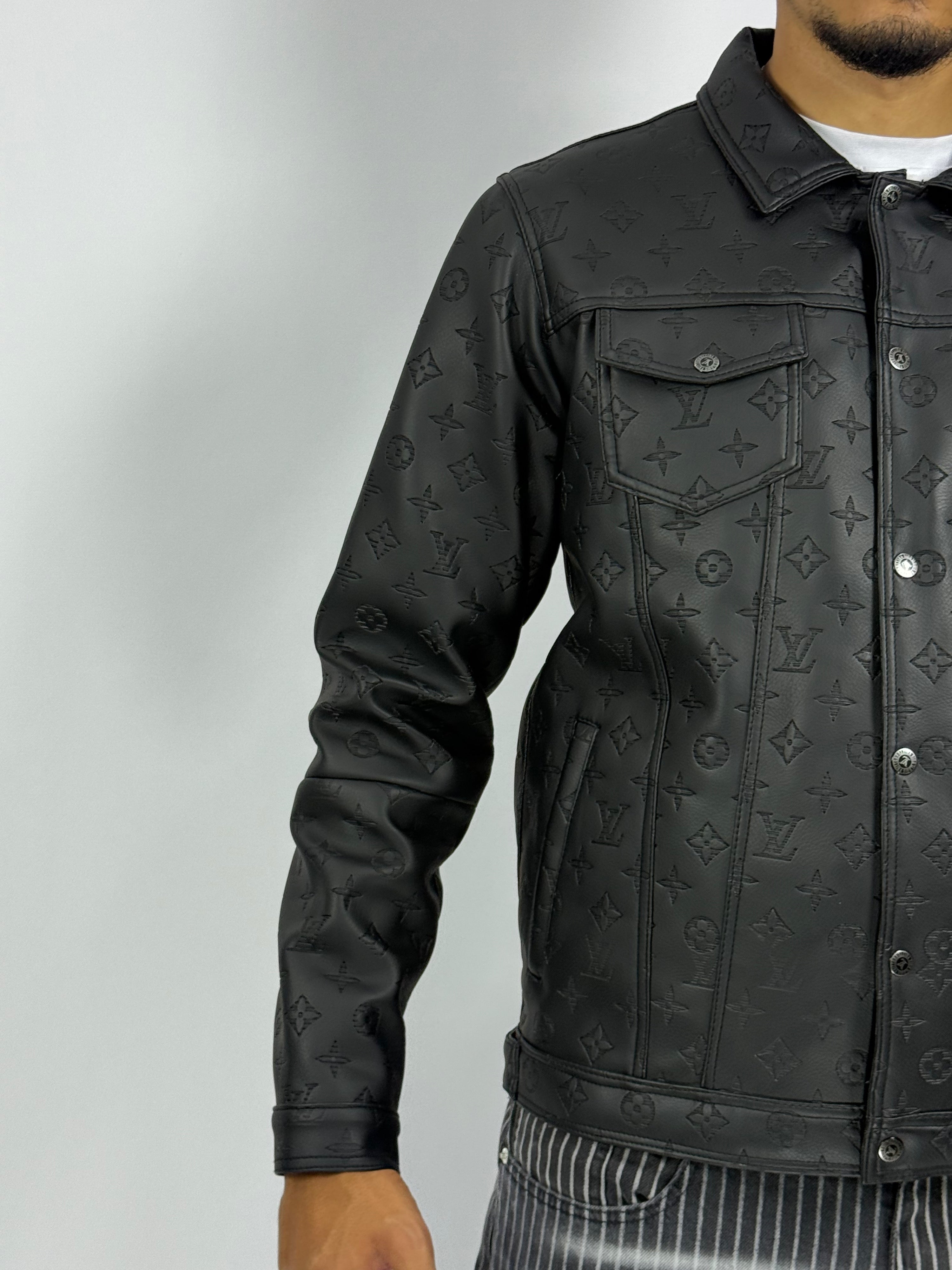 Veste cuire Louis Vuitton