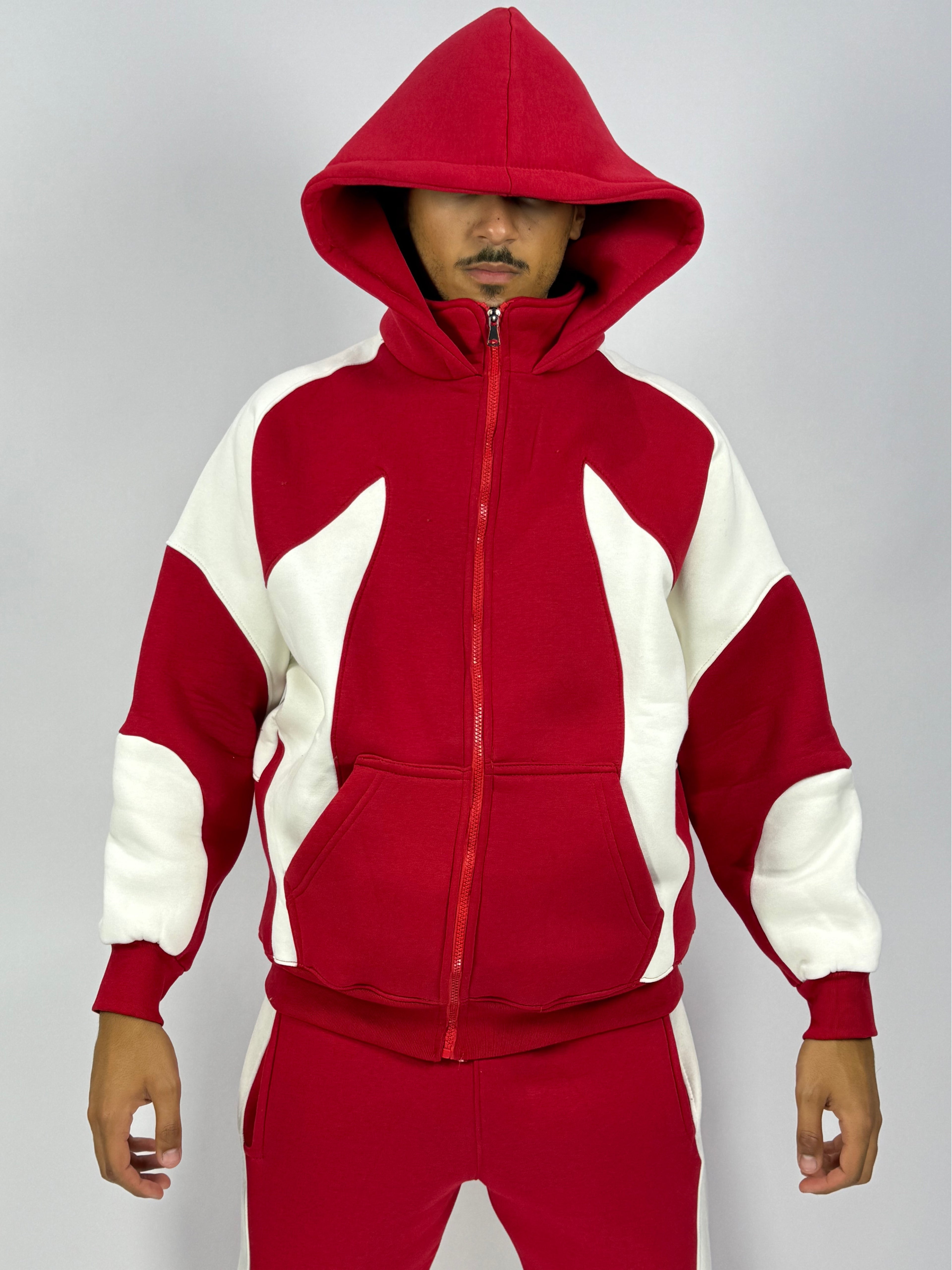 Ensemble Iconic Rouge – Luxe, Confort & Originalité (Stock limité)