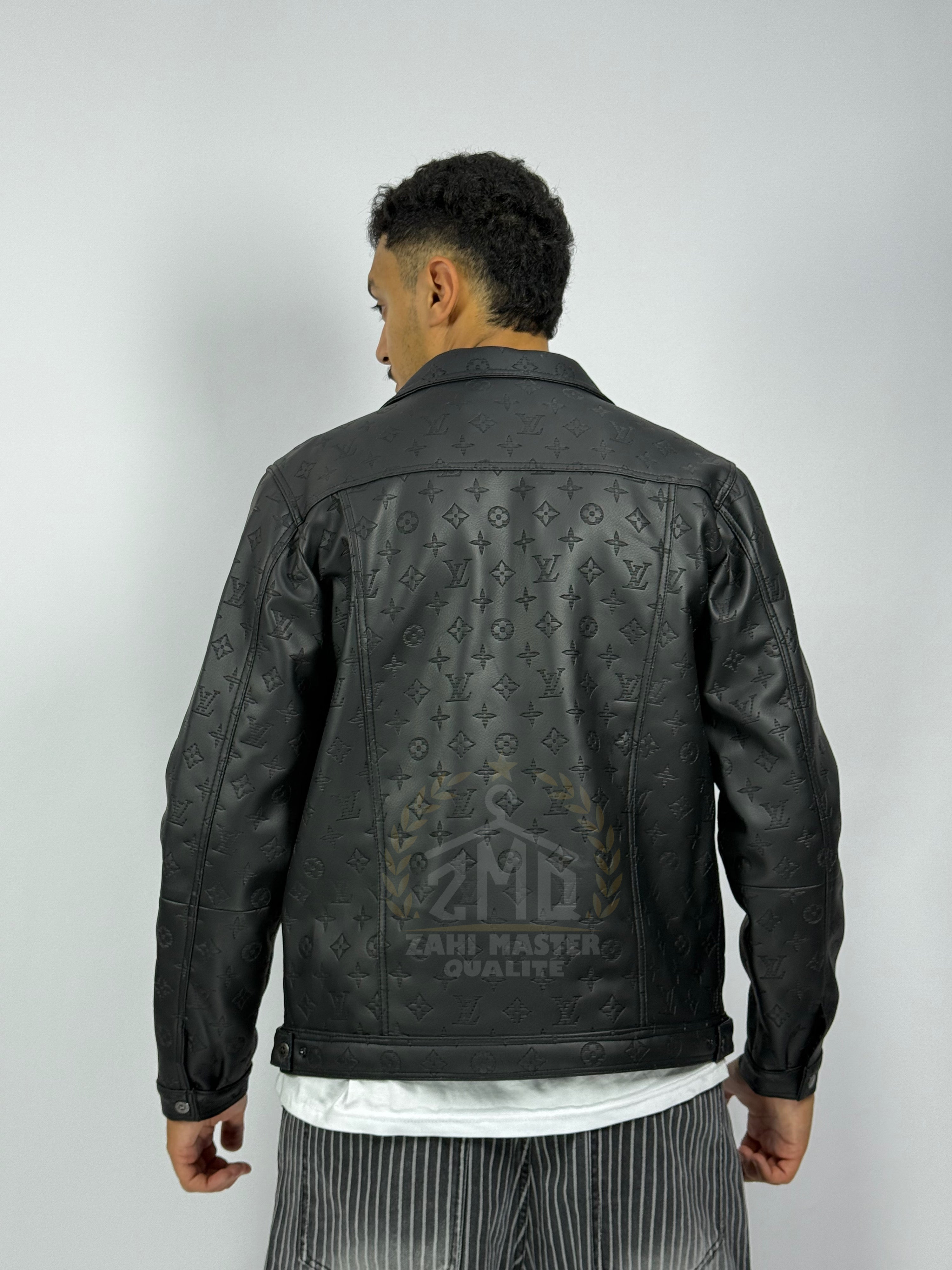 Veste cuire Louis Vuitton