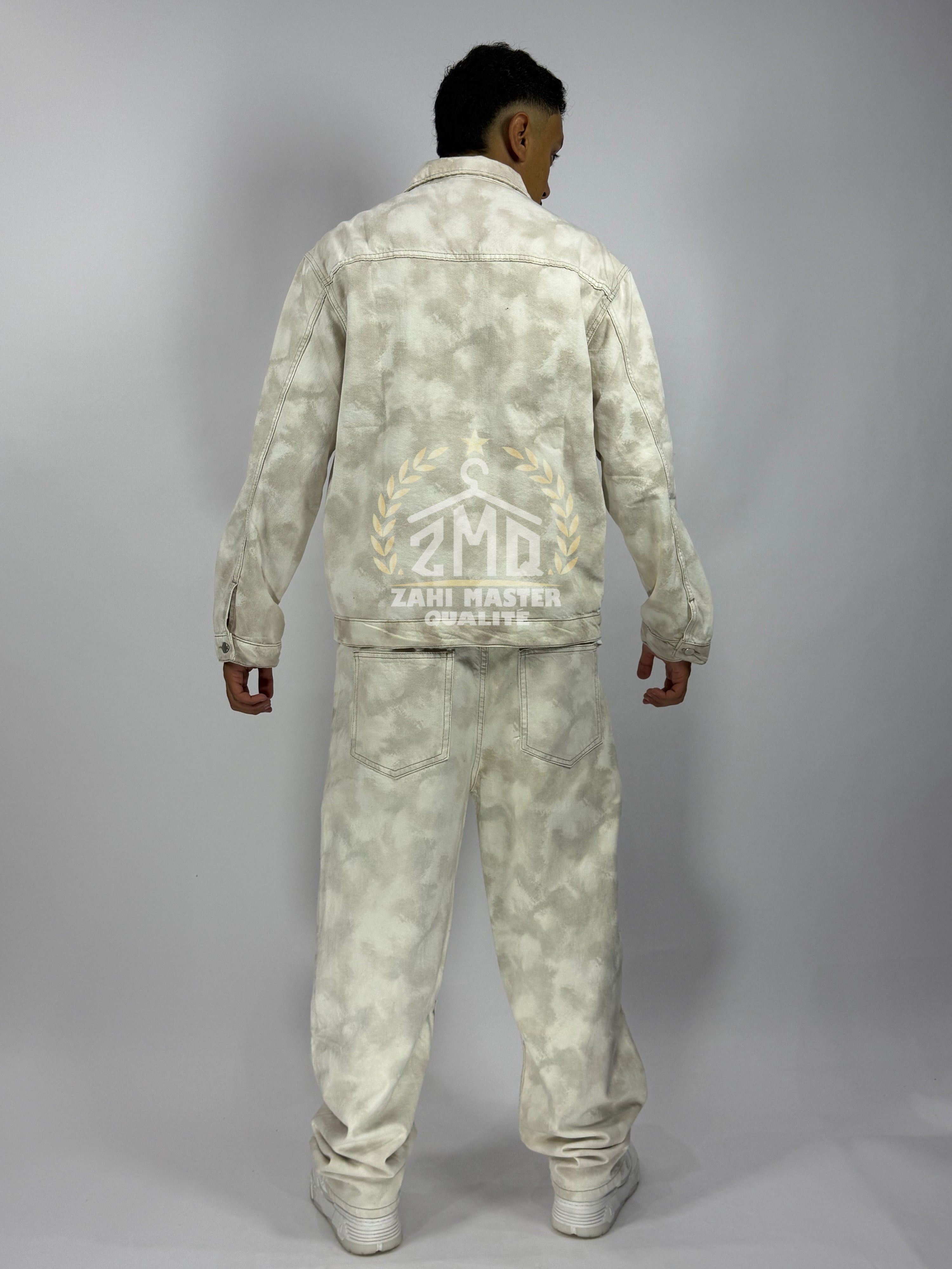 Ensemble Jeans Blanc – Style épuré & 1ère qualité