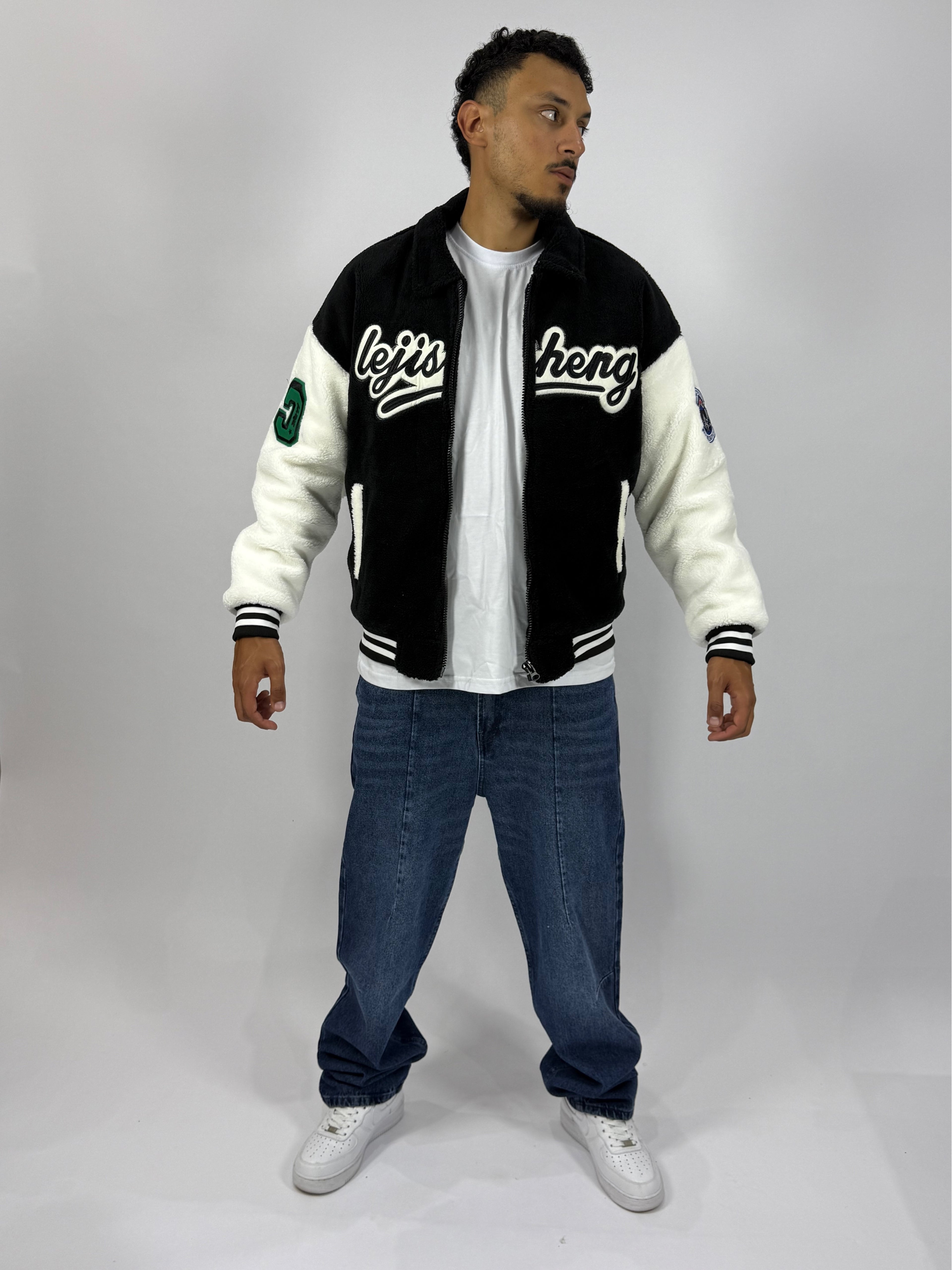 Veste Noire Lejisheng 100% Originale