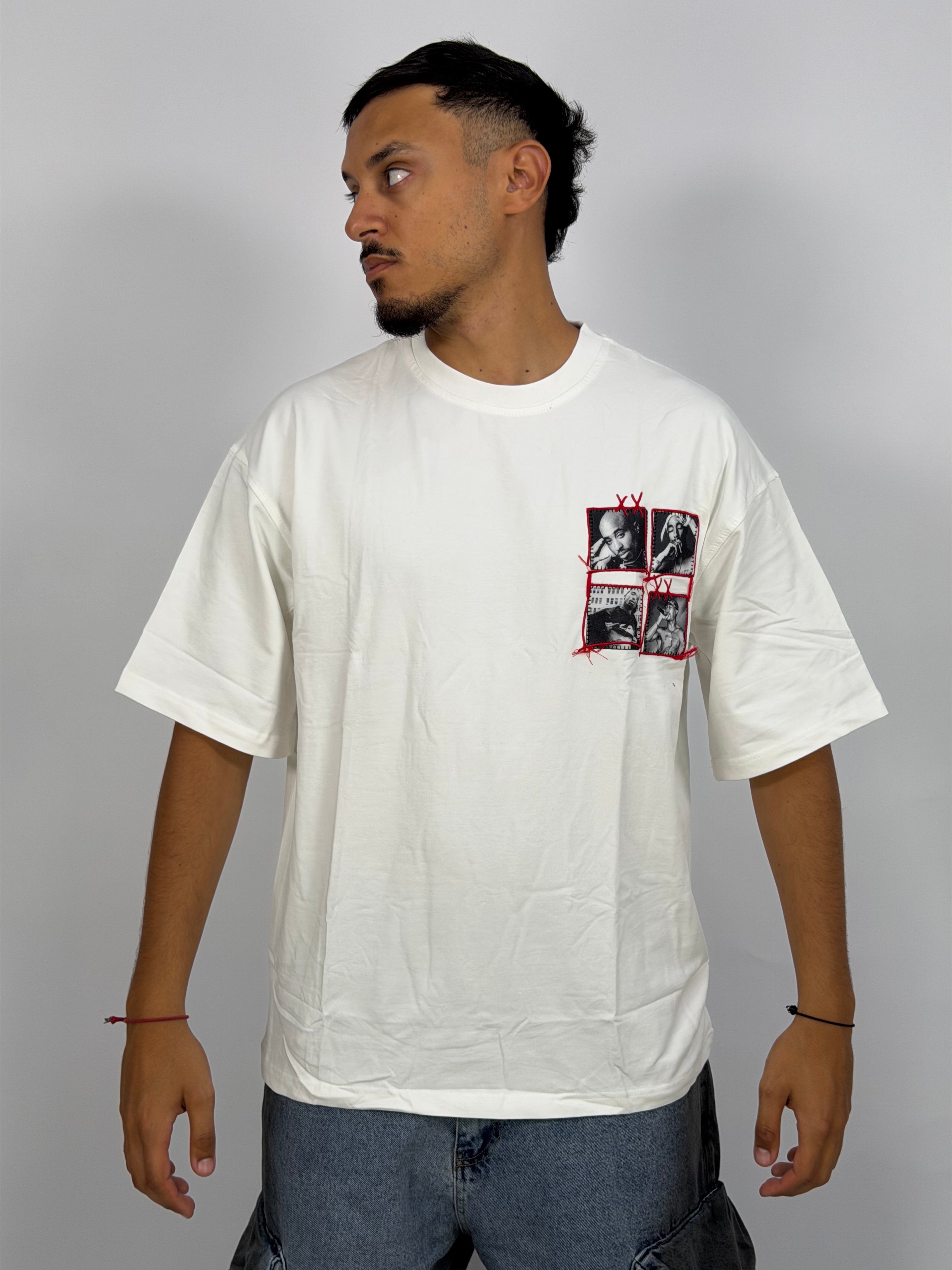 T-shirt ORIGINAL Oversize Blanc – Tupac Street Edition