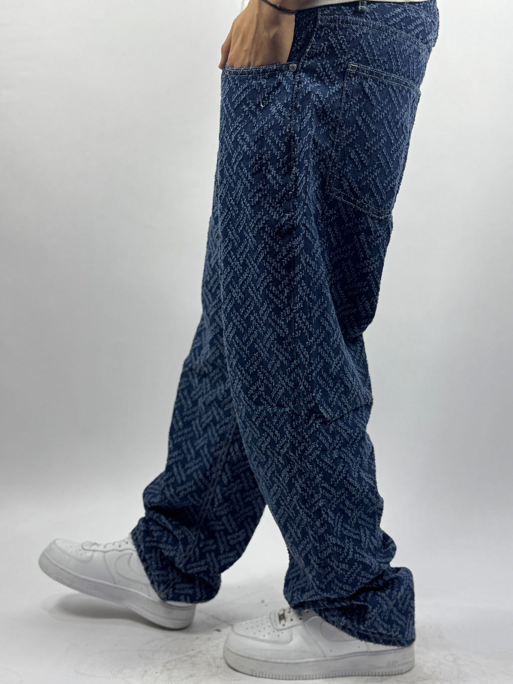 Jean Baggy Premium à Motifs Brodés ( Model A )