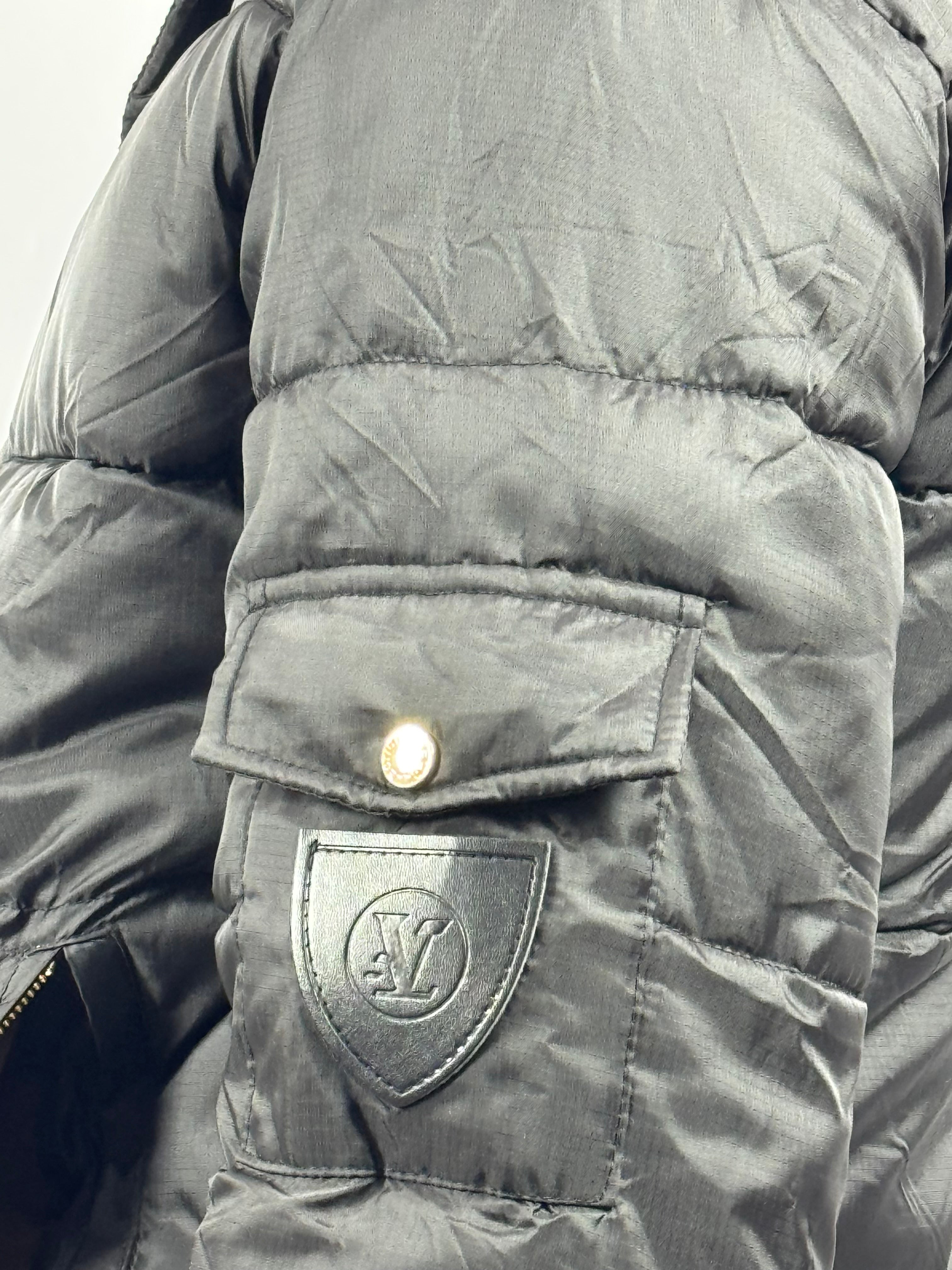 Doudoune Homme Noire Intense – Confort Matelassé & Finition Élégante