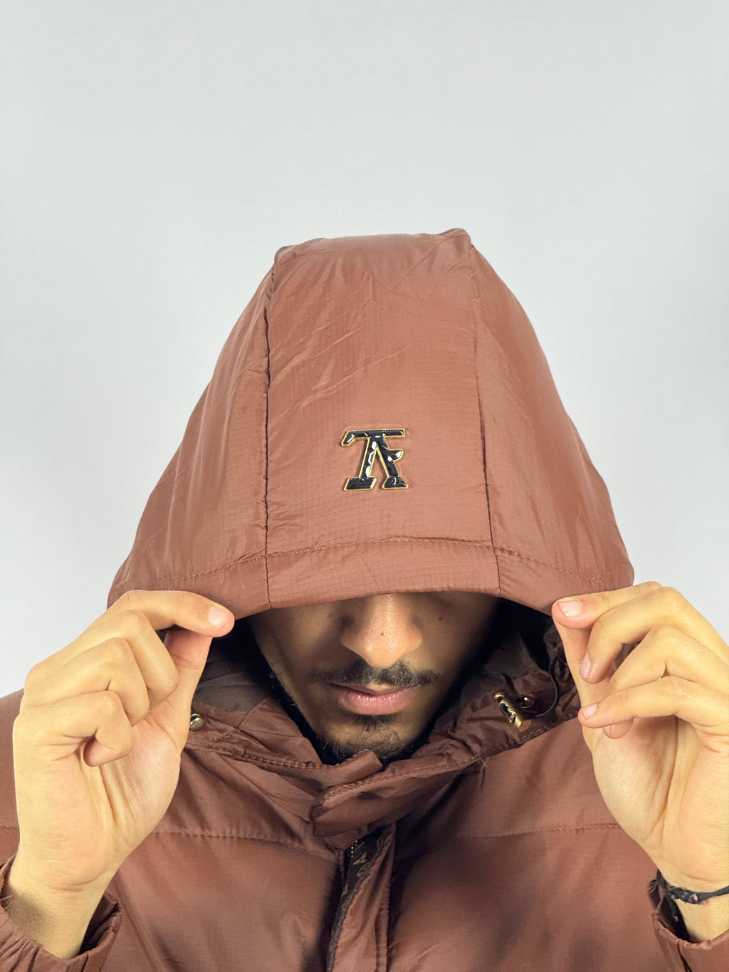 Doudoune Homme Marron Intense – Confort Matelassé & Finition Élégante