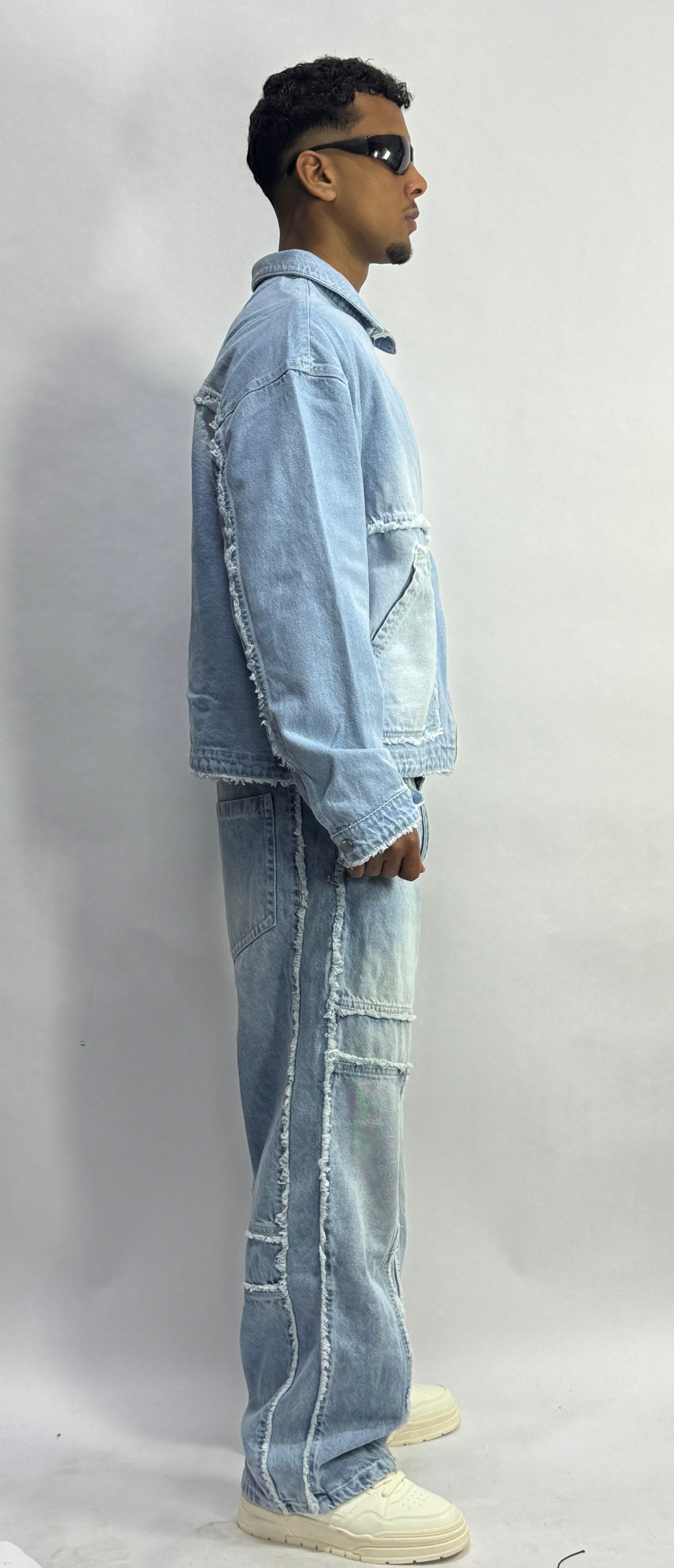 Ensemble Jeans Denim Washed Premium – Style Urban Street Luxe