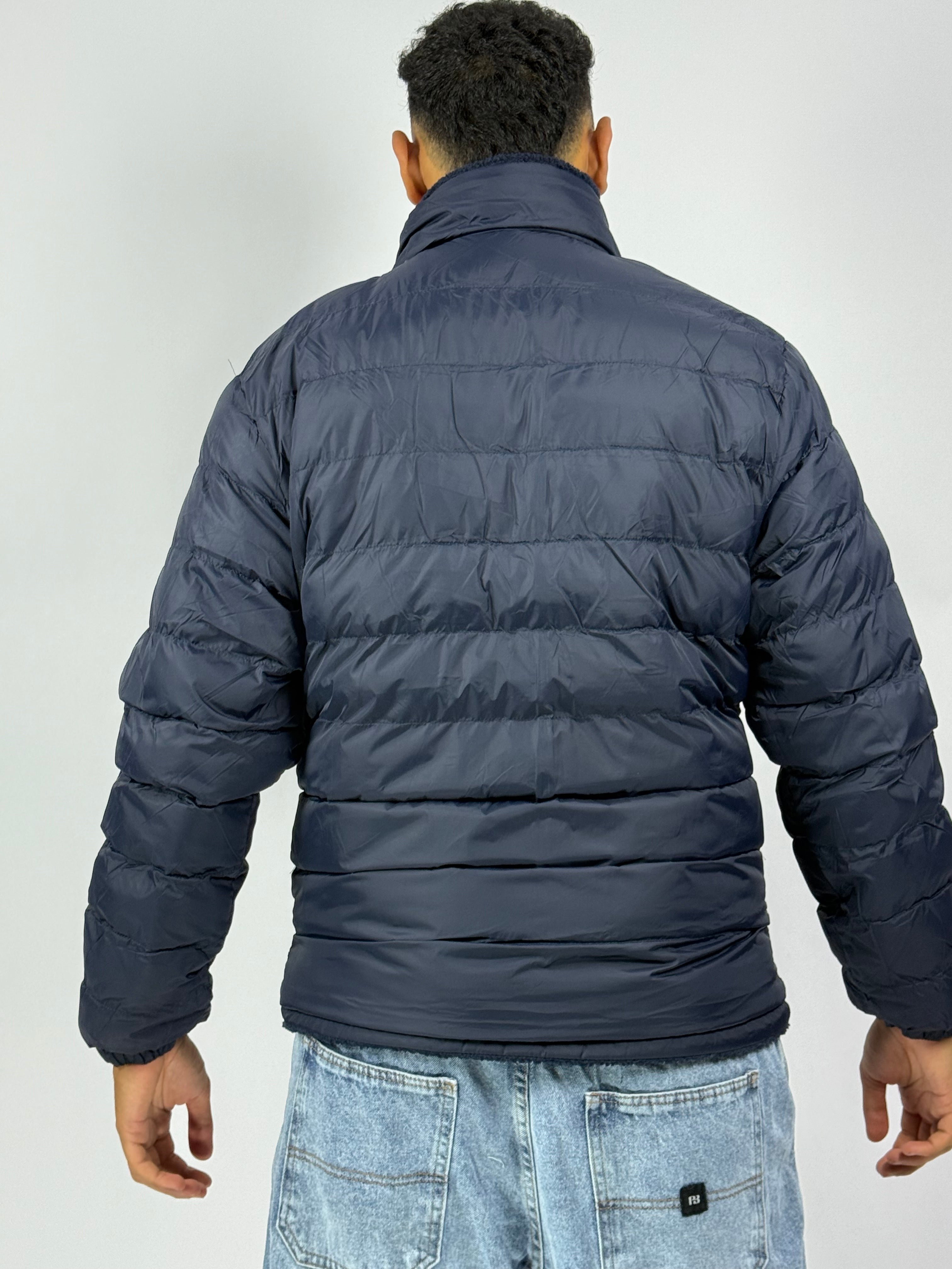 Veste TNF Double Face 1ʳᵉ Qualité – Style Réversible & Confort Premium Bleu