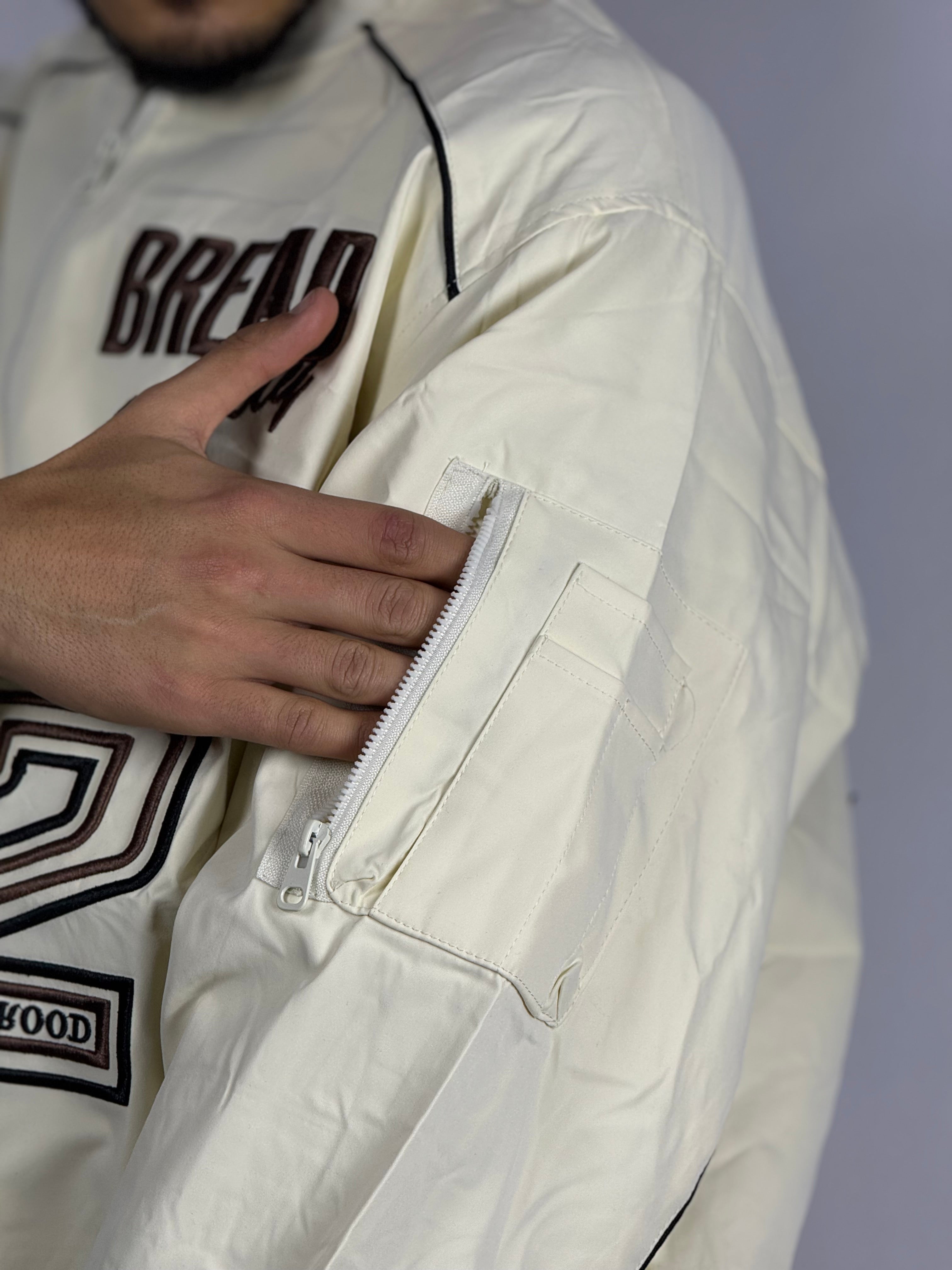 Veste Bomber Blanc BREAD – Style Street