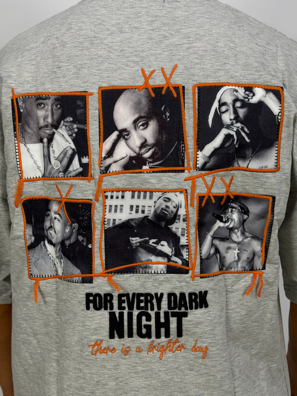 T-shirt ORIGINAL Oversize Gris – Tupac Street Edition