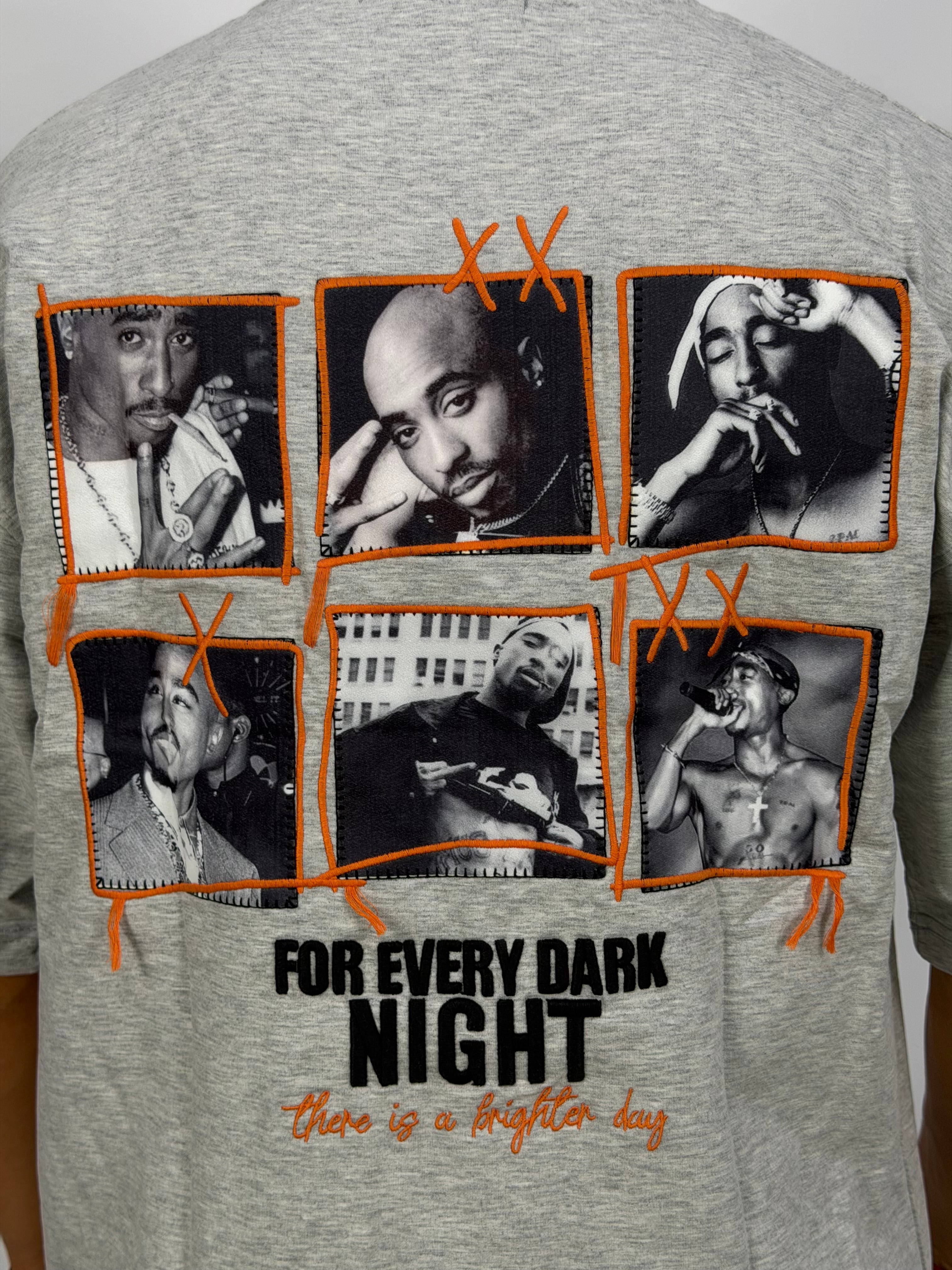 T-shirt ORIGINAL Oversize Gris – Tupac Street Edition