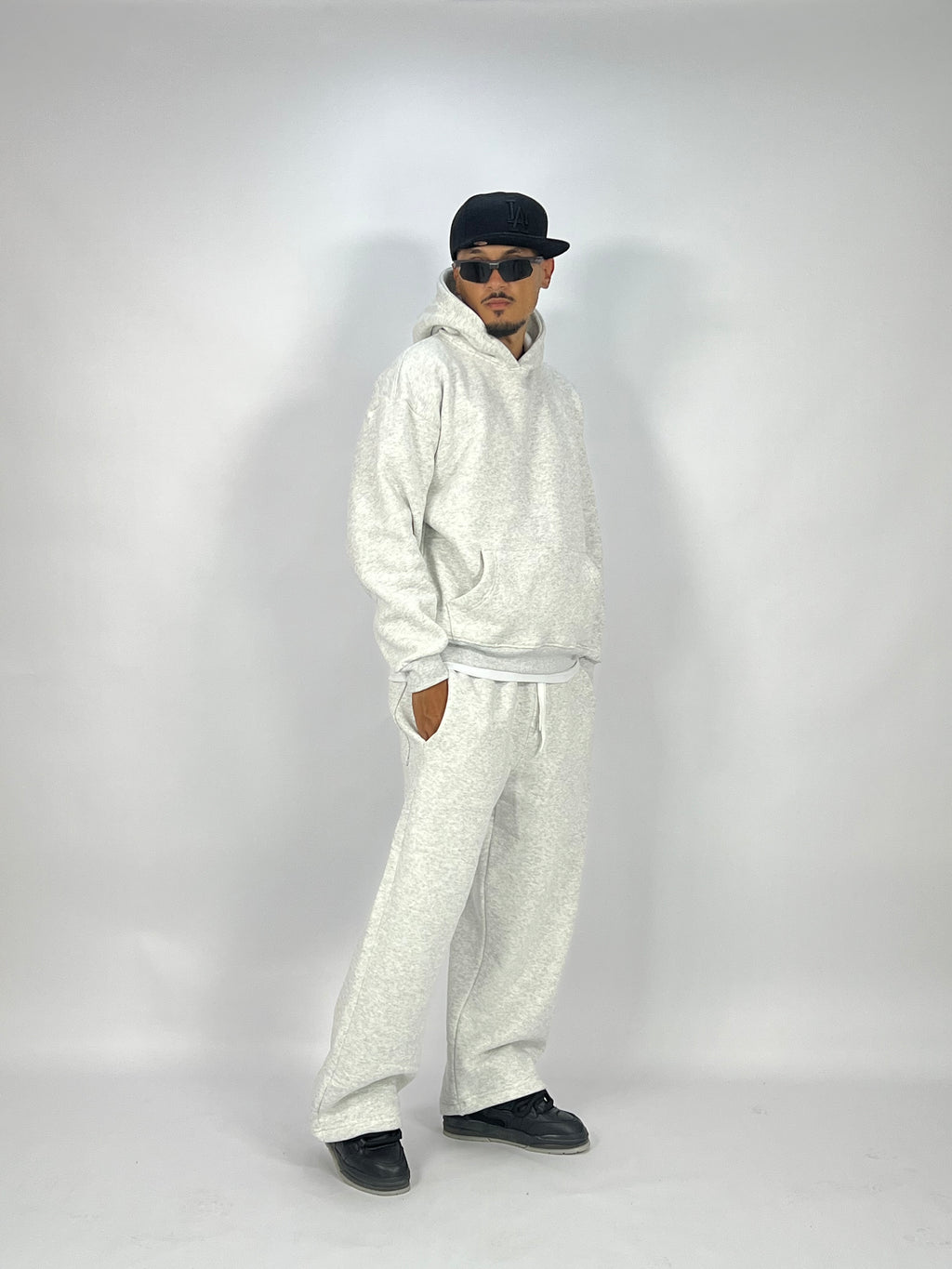 Ensemble PREMIUM Blanc à Capuche 1 ère Qualité