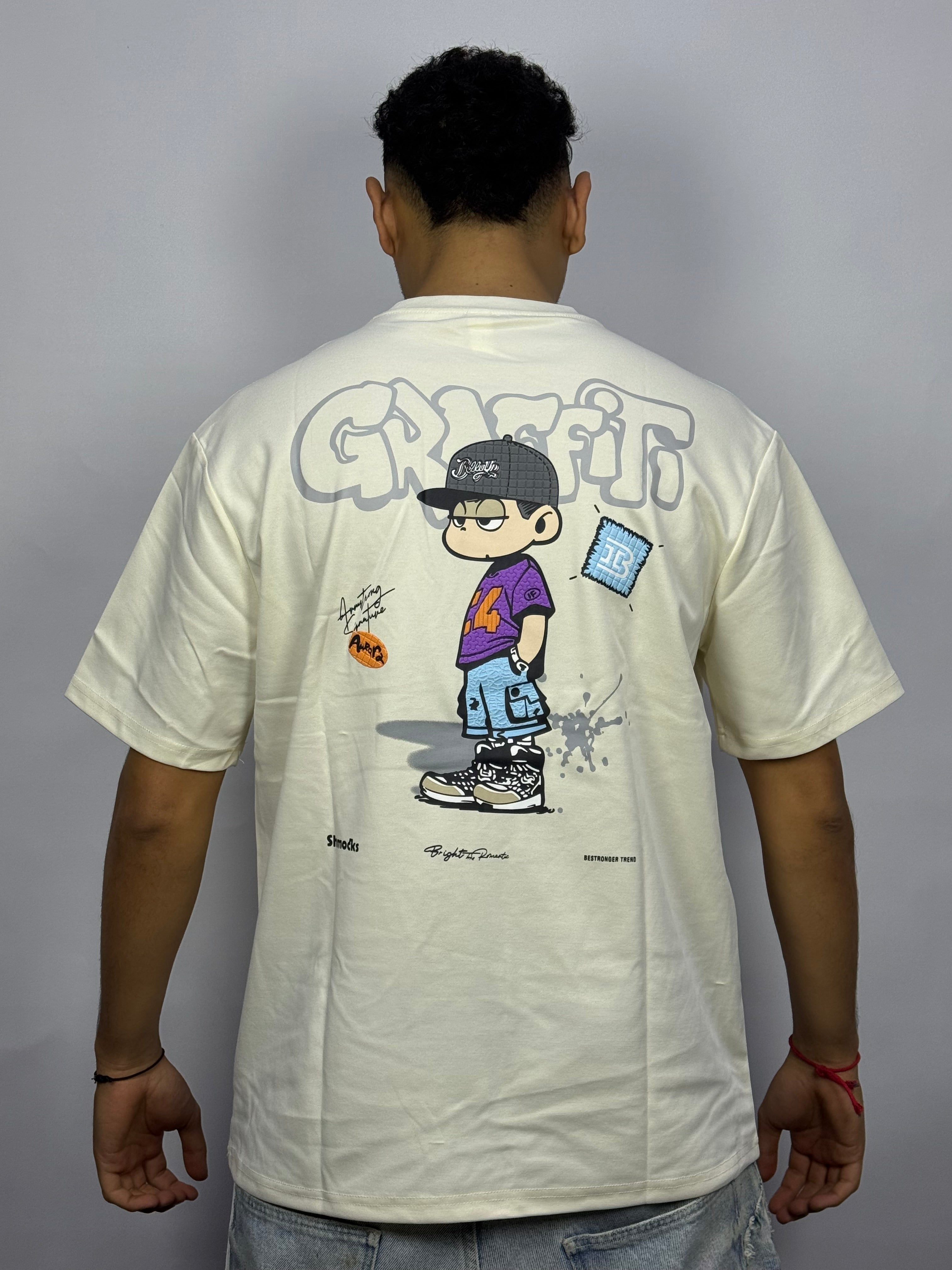 T-shirt Blanc King Streetwear