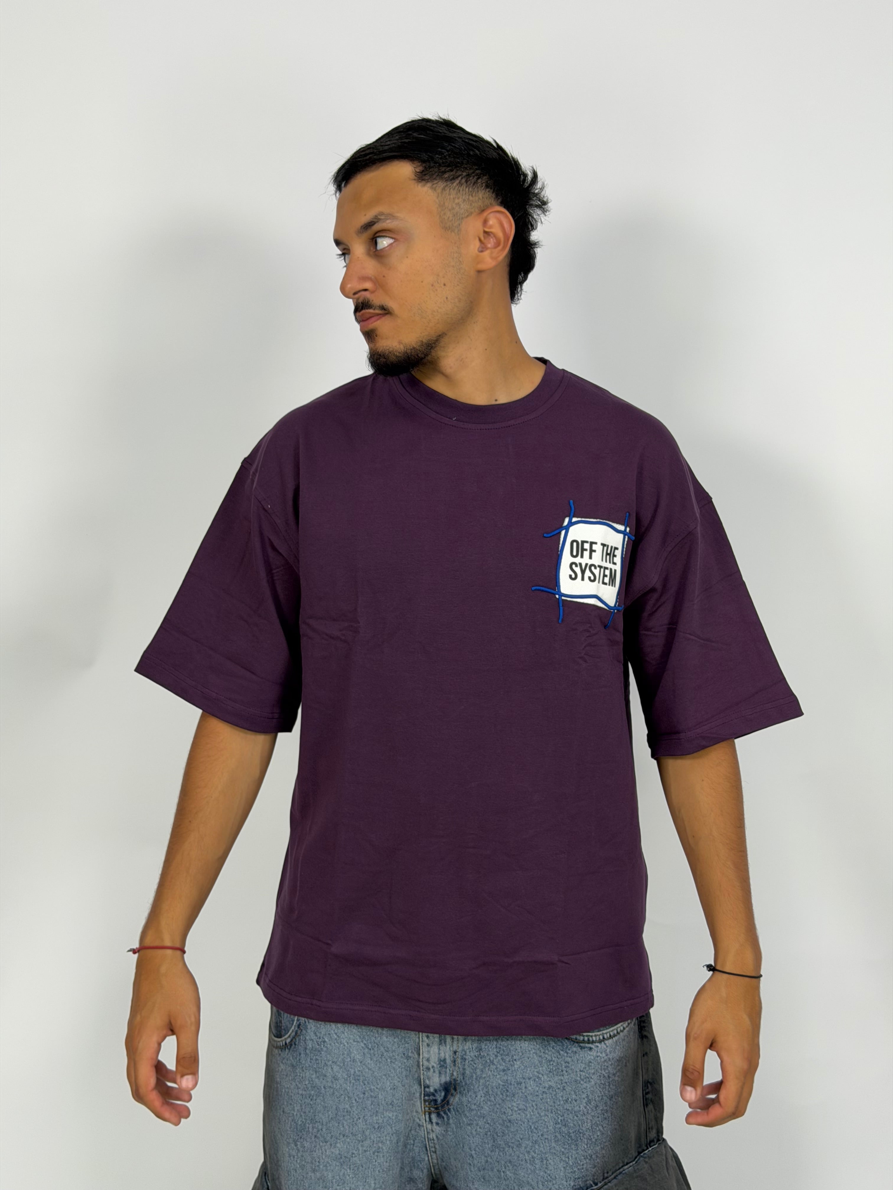 T-shirt ORIGINAL Oversize Mauve - Icons Grid “Legendary” Edition