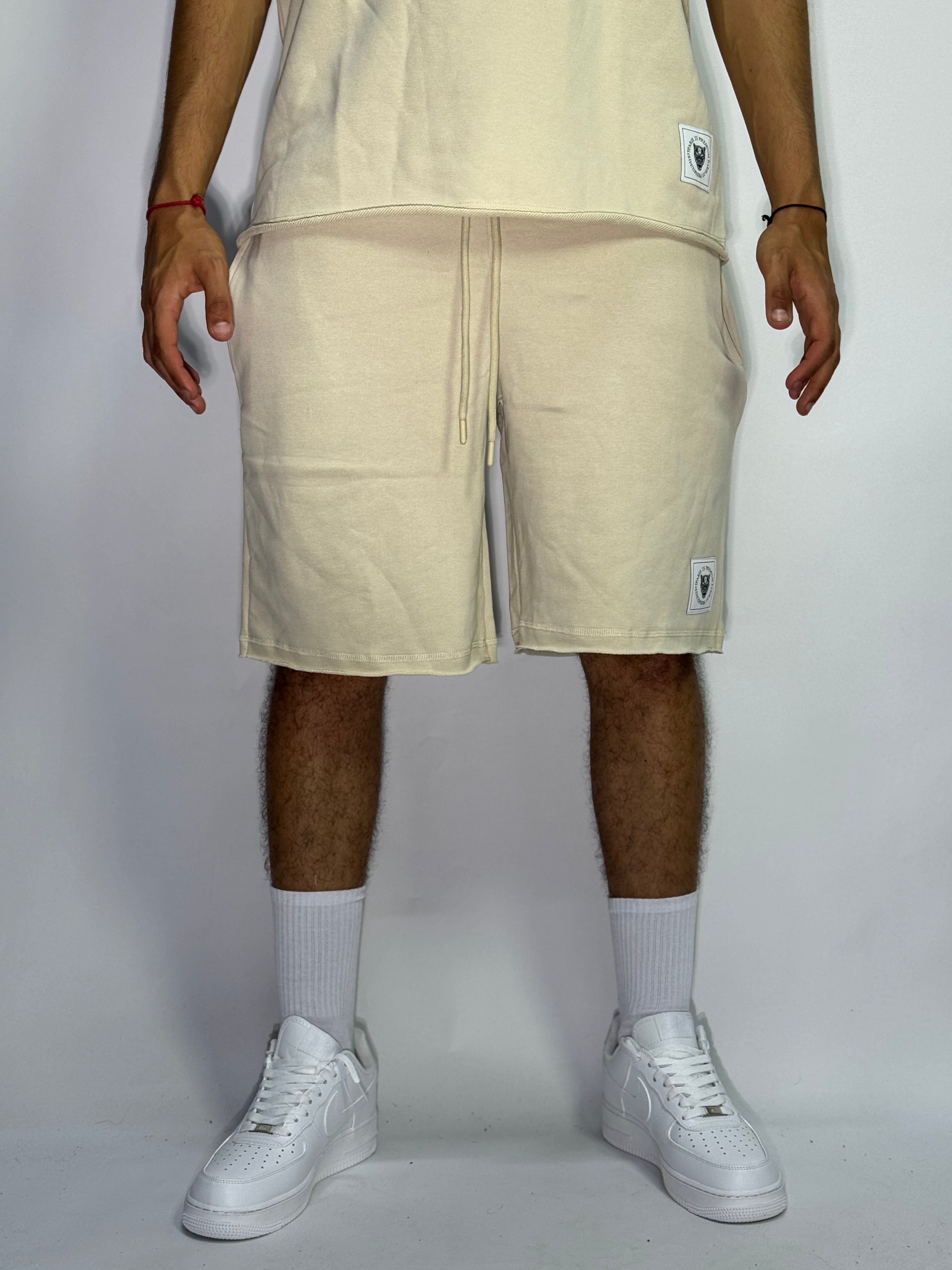 Ensemble Été Beige 1ère Qualité – Sans Manches + Short Ultra Confort