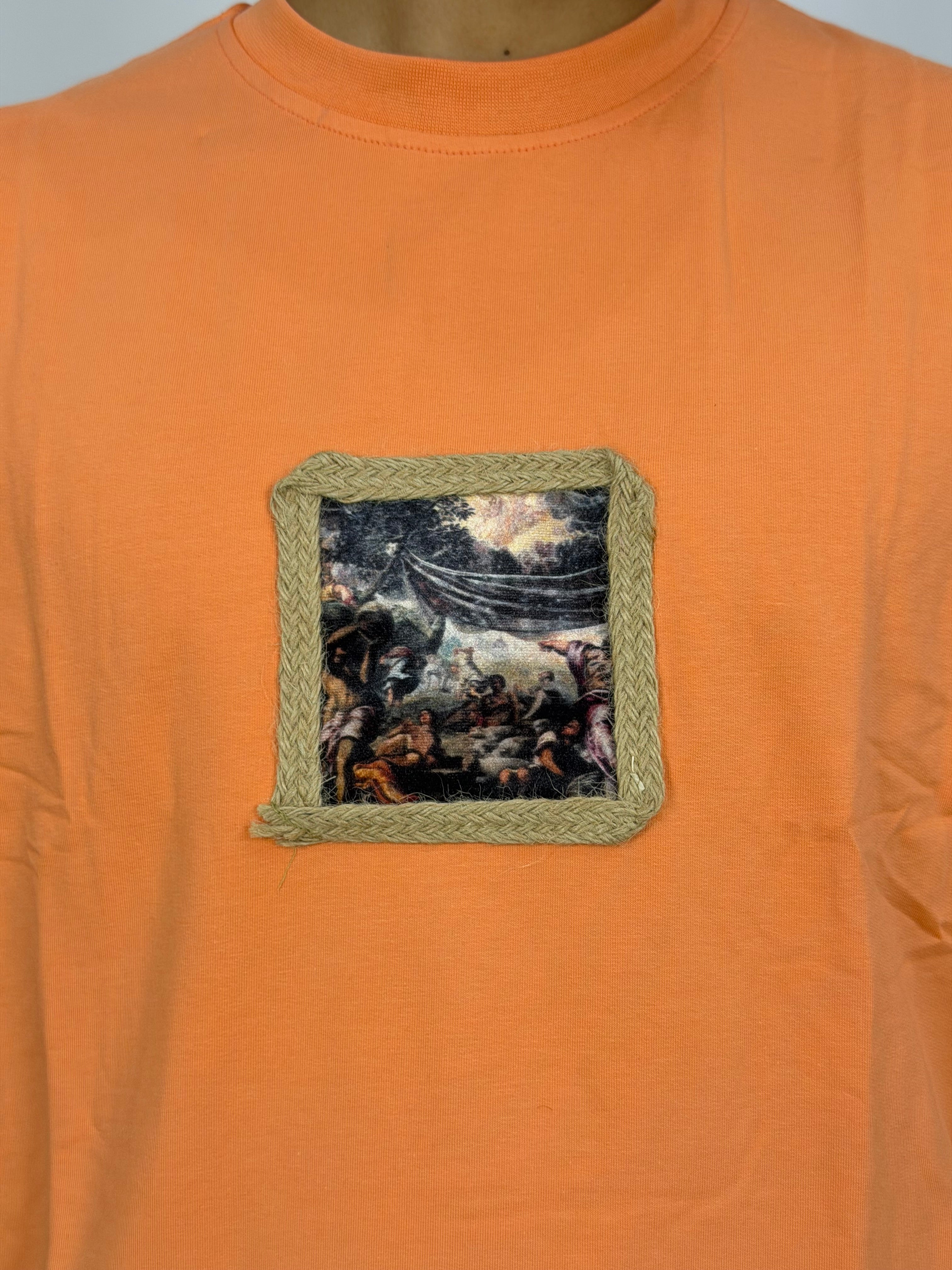 T-shirt ORIGINAL Oversize Orange – OFFTHE SYSTEM Vintage Frame Edition