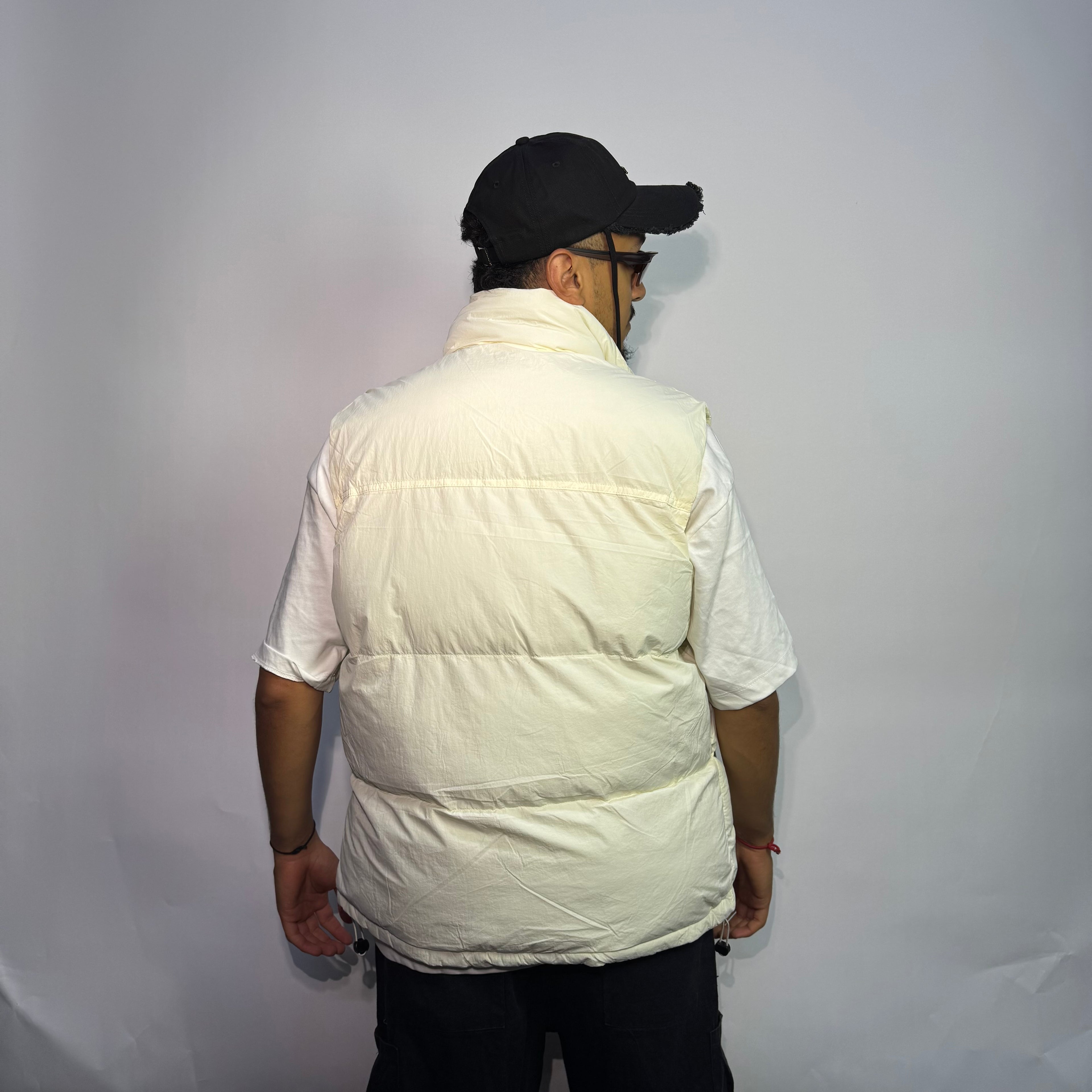 Doudoune Blanc Oversize Gris – Style Streetwear
