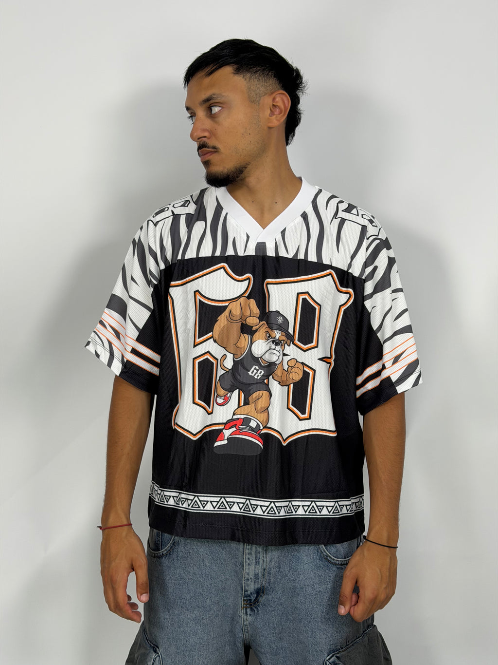 Jersey ORIGINAL Oversize Street Noir – Bulldog 68 Edition