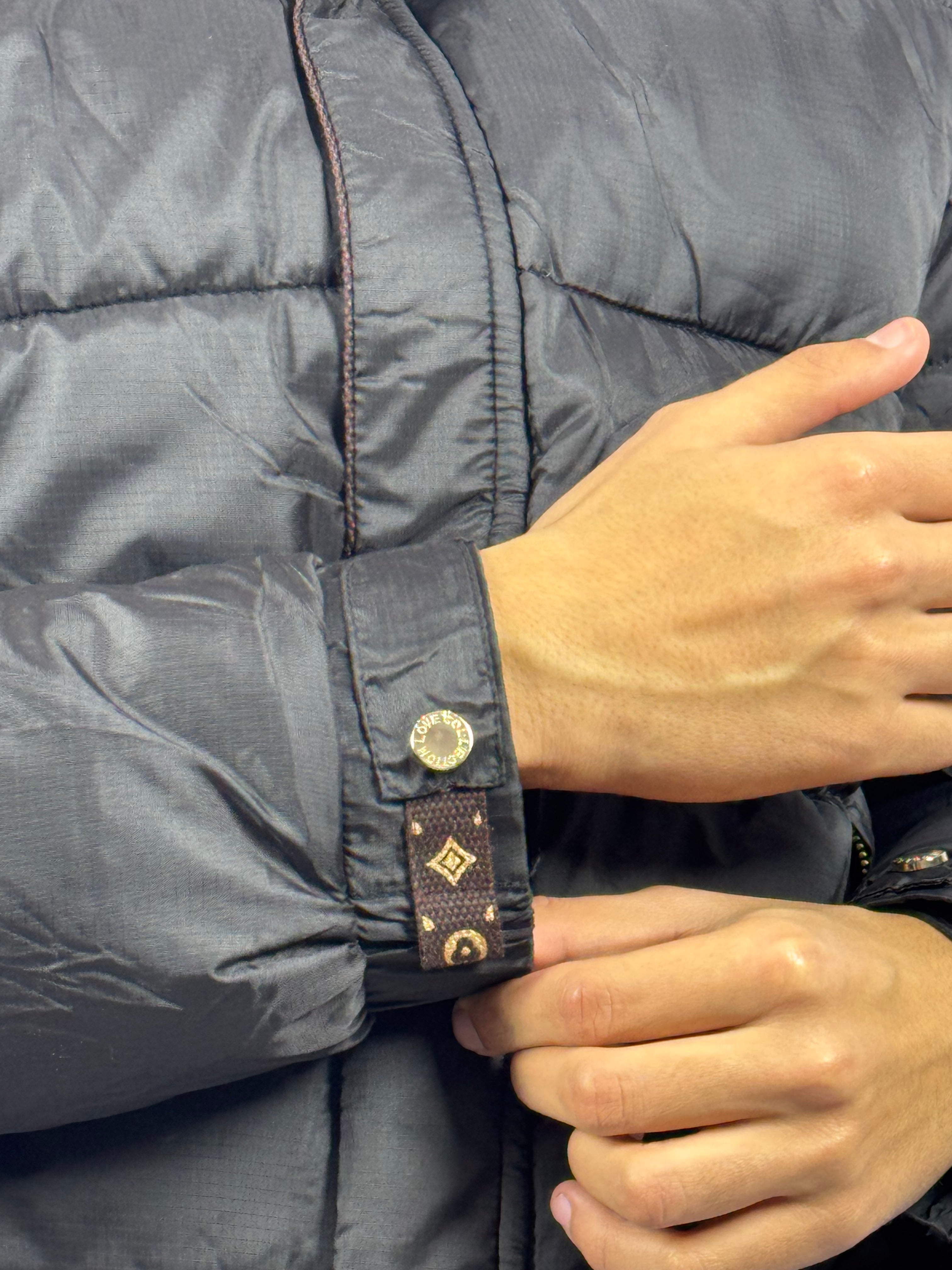 Doudoune Homme Noire Intense – Confort Matelassé & Finition Élégante