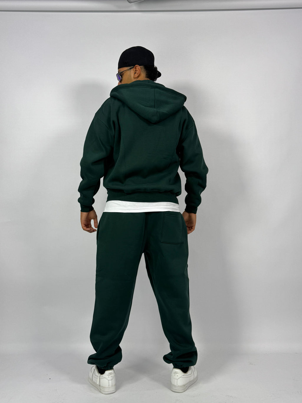 Ensemble Veste Streetwear Oversize Vert – Veste & Pantalon