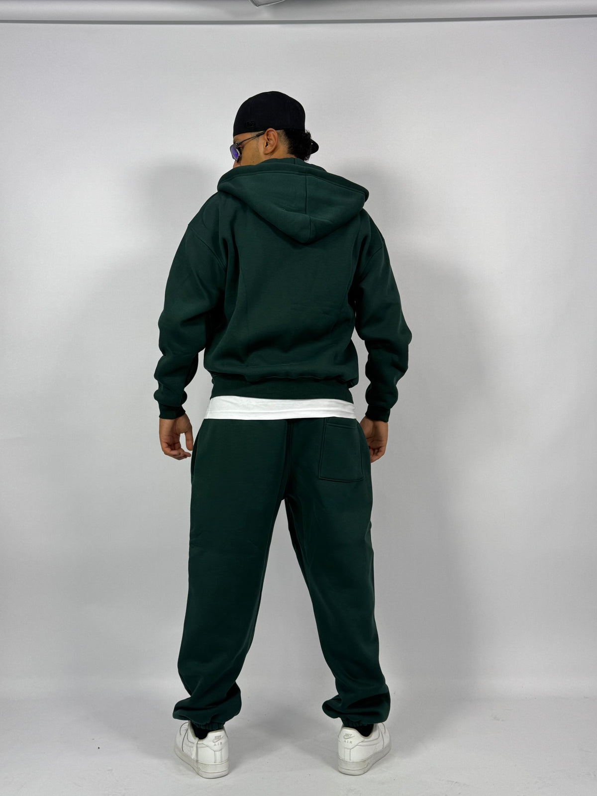 Ensemble Veste Streetwear Oversize Vert – Veste & Pantalon