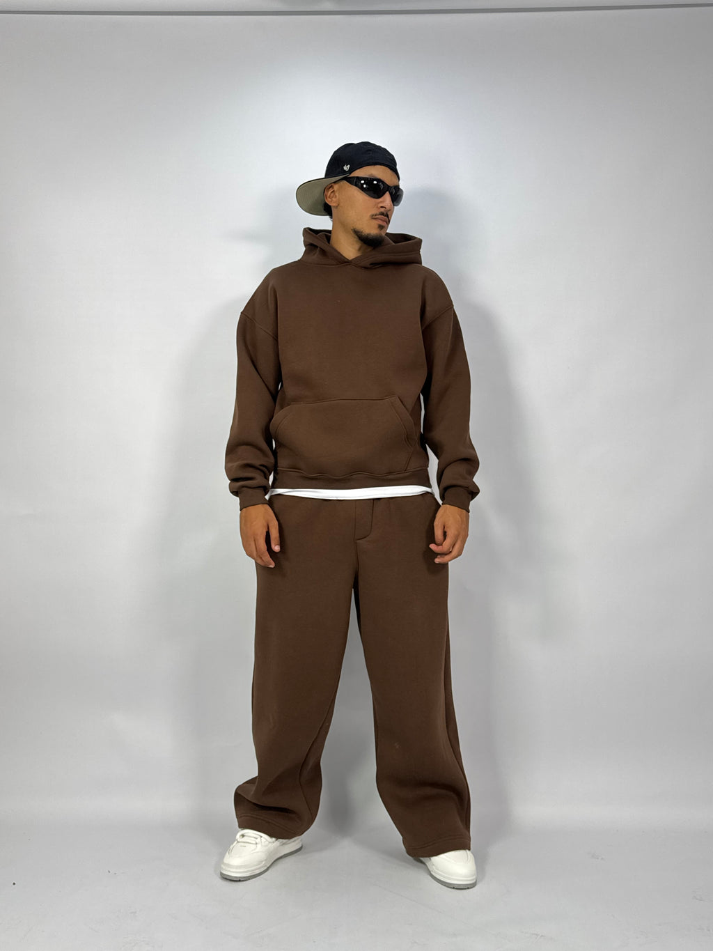 Ensemble PREMIUM Marron à Capuche 1 ère Qualité