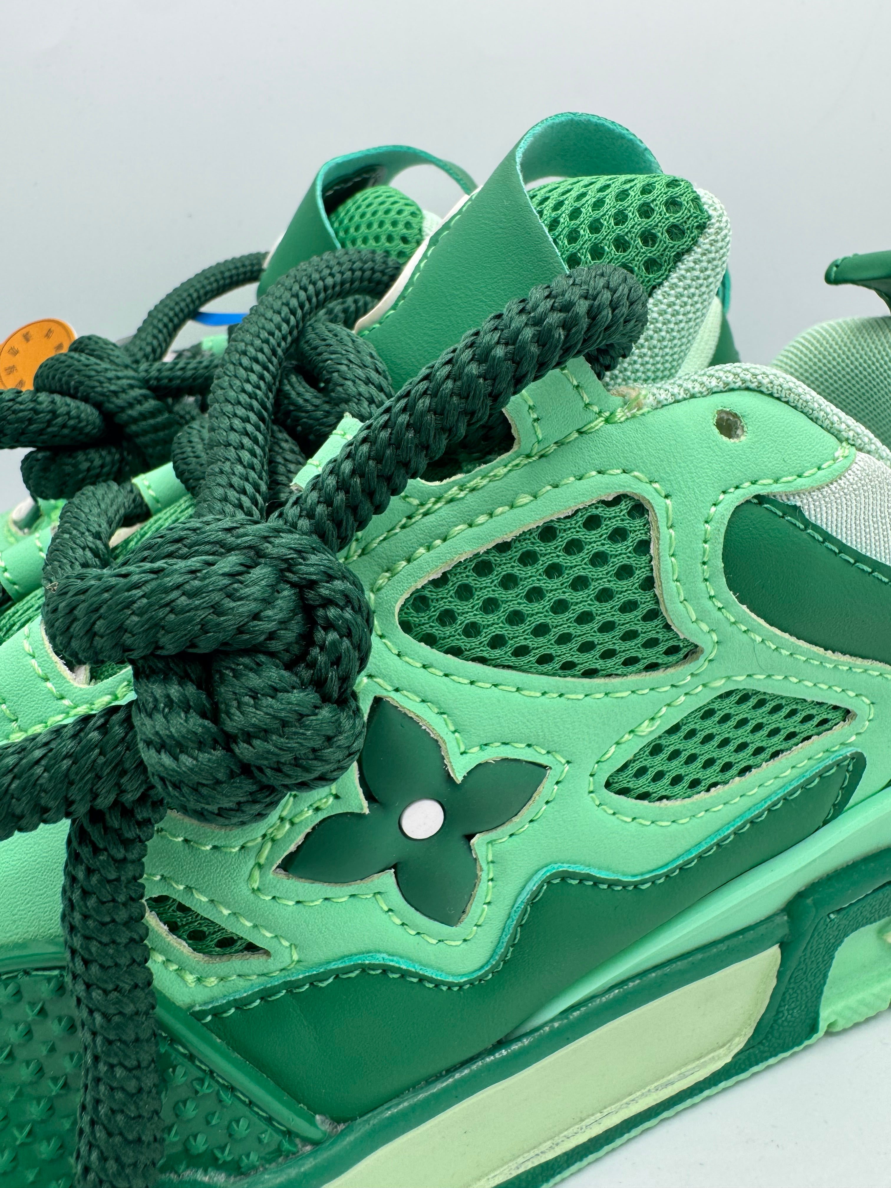 LV Sneakers PREMIUM Vert - Édition Street Luxe Premium