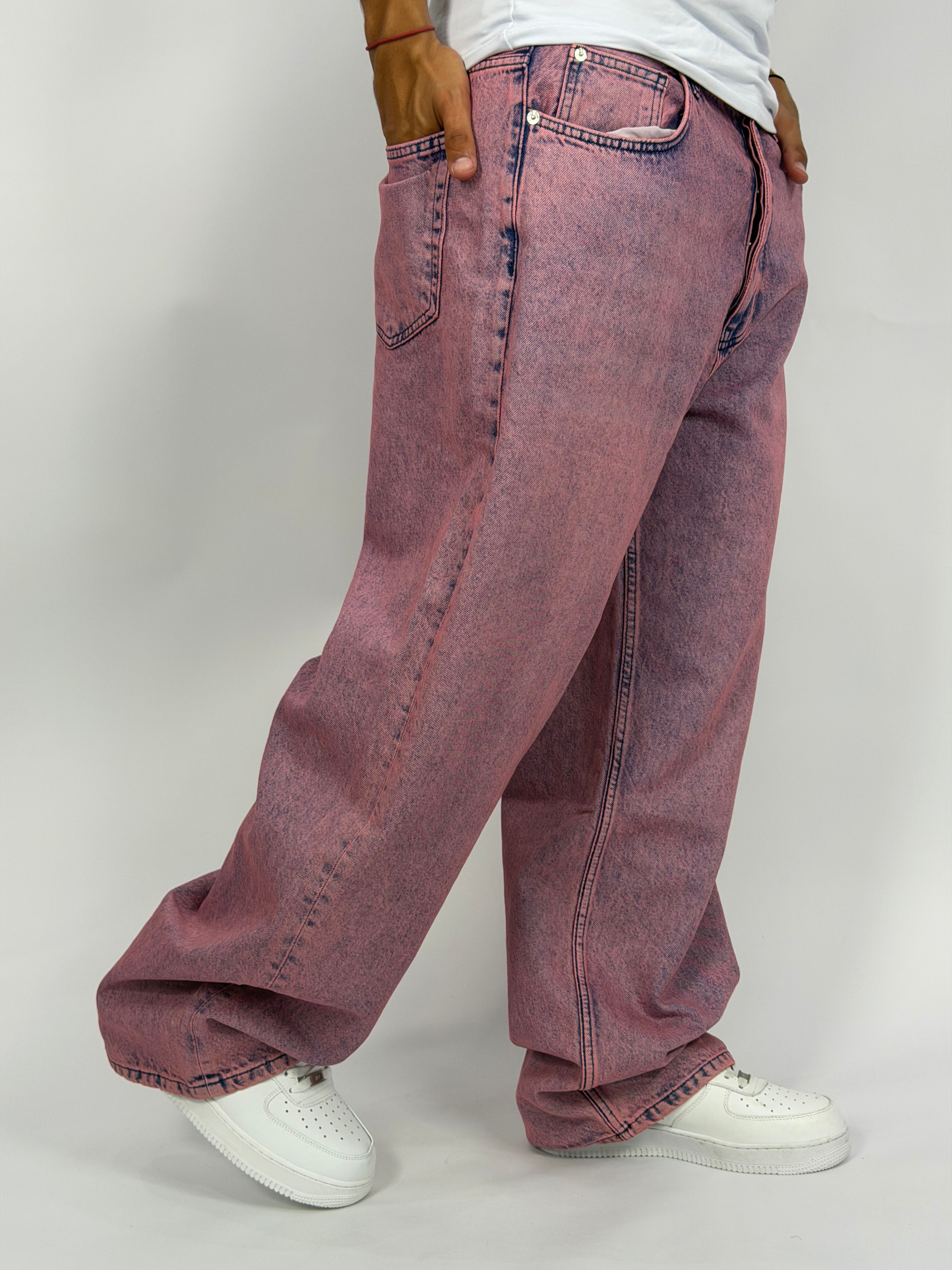Jeans ORIGINAL Denim Oversize – Vintage Pink Washed Edition