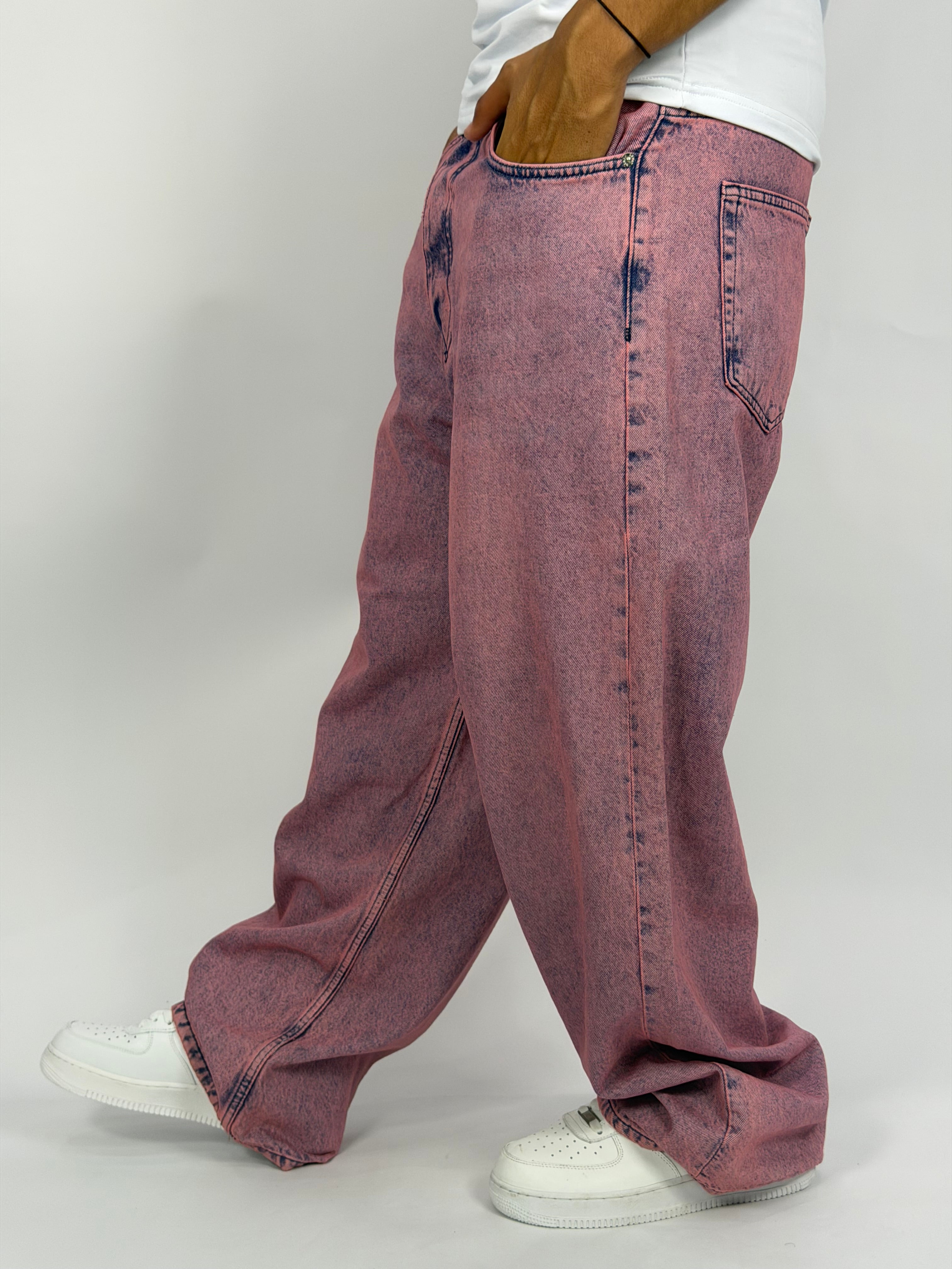 Jeans ORIGINAL Denim Oversize – Vintage Pink Washed Edition