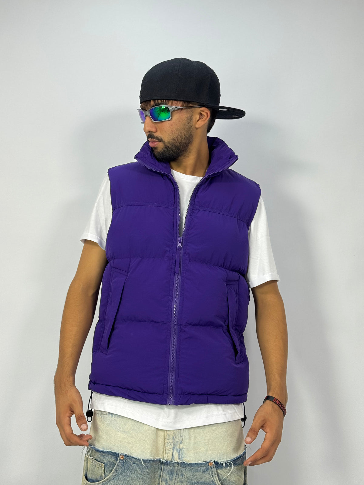 Doudoune 1 ère Qualité Mauve  – Gilet Puffer Streetwear