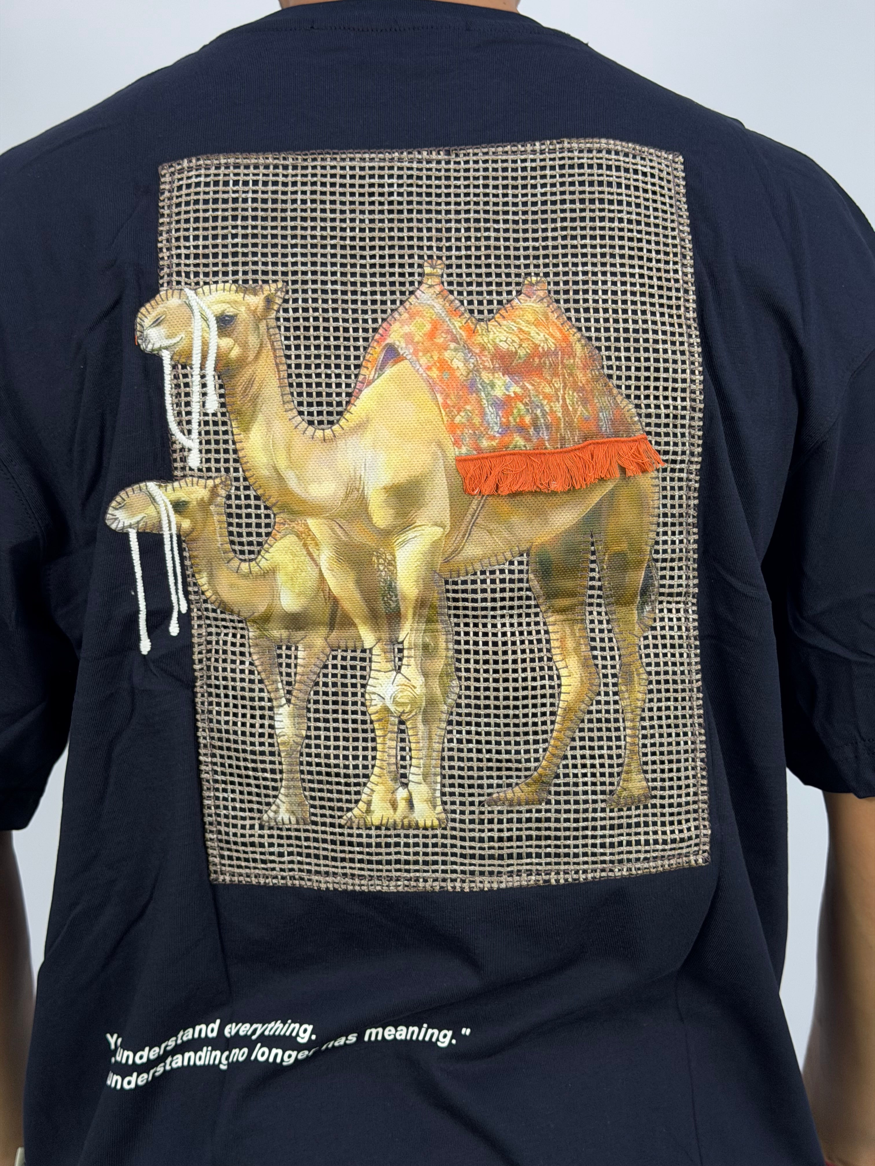 T-shirt ORIGINAL Oversize Bleu – Desert Camel Heritage Edition