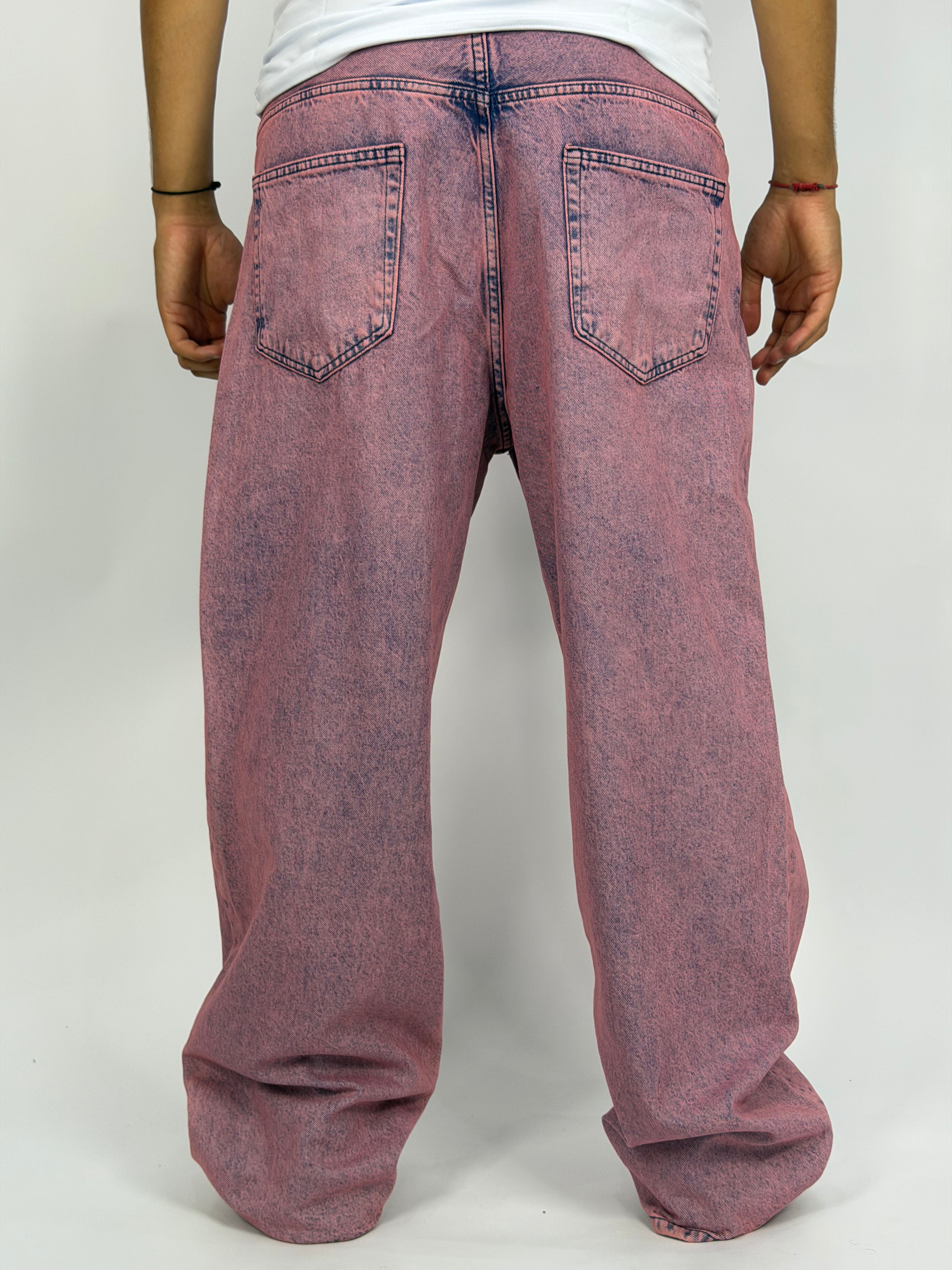 Jeans ORIGINAL Denim Oversize – Vintage Pink Washed Edition