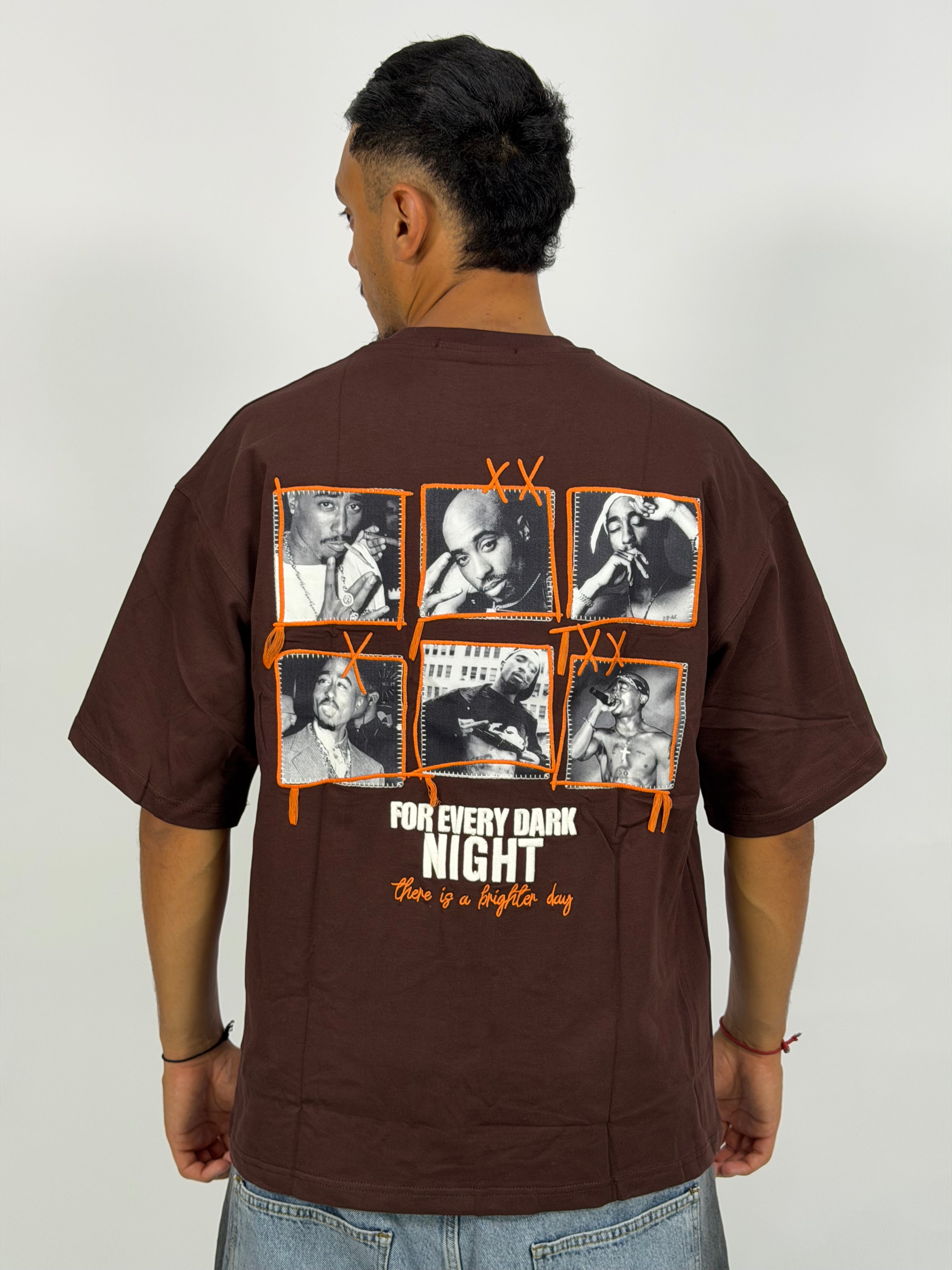 T-shirt ORIGINAL Oversize Marron – Tupac Street Edition