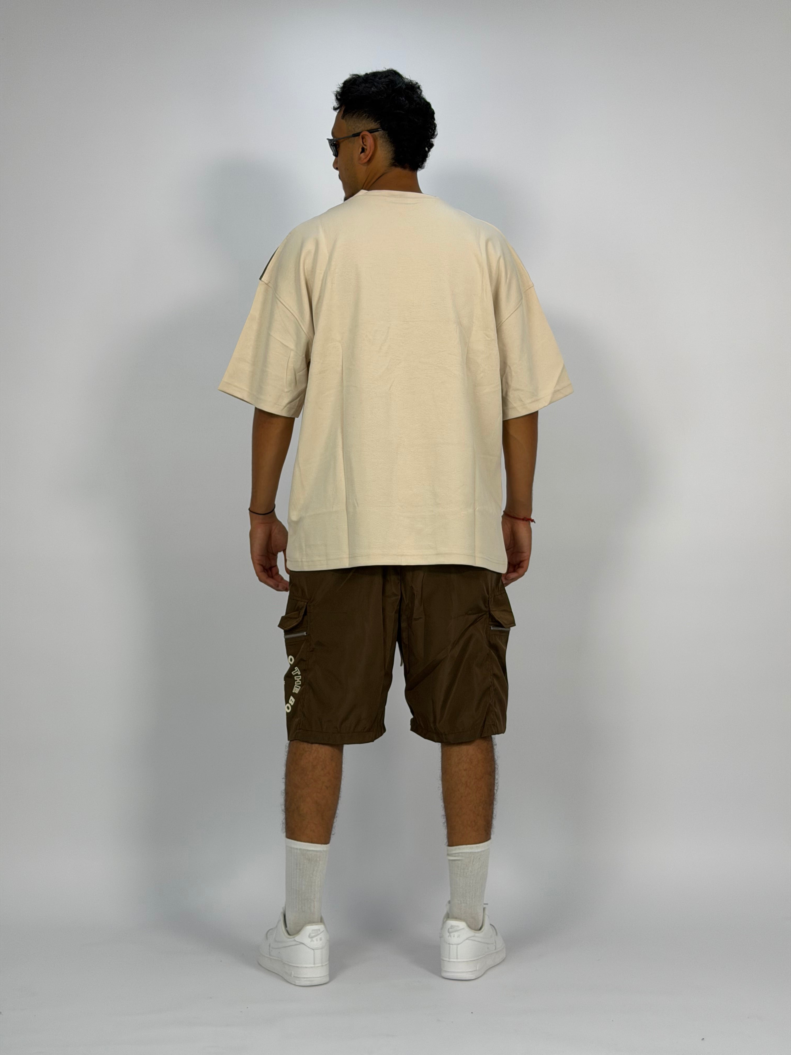 Ensemble “DUO FLOW” (A) – Set Bicolore Oversize Été