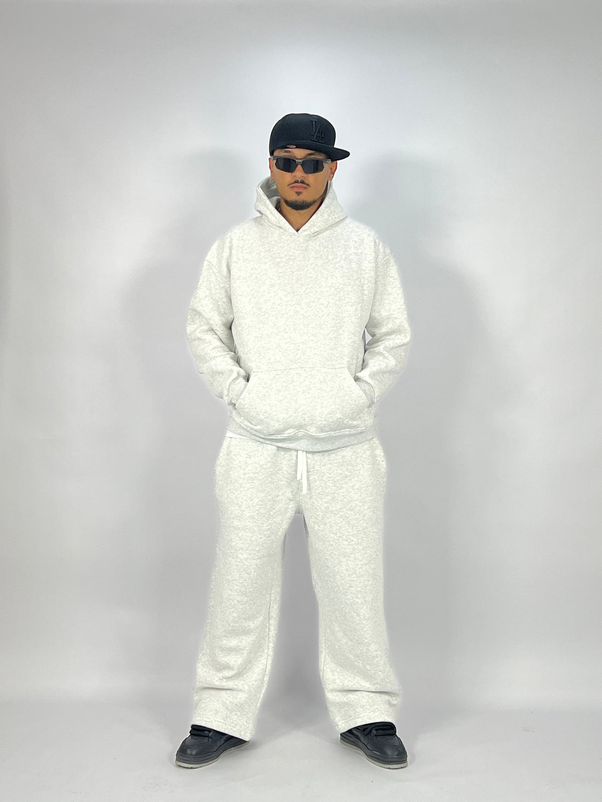 Ensemble PREMIUM Blanc à Capuche 1 ère Qualité