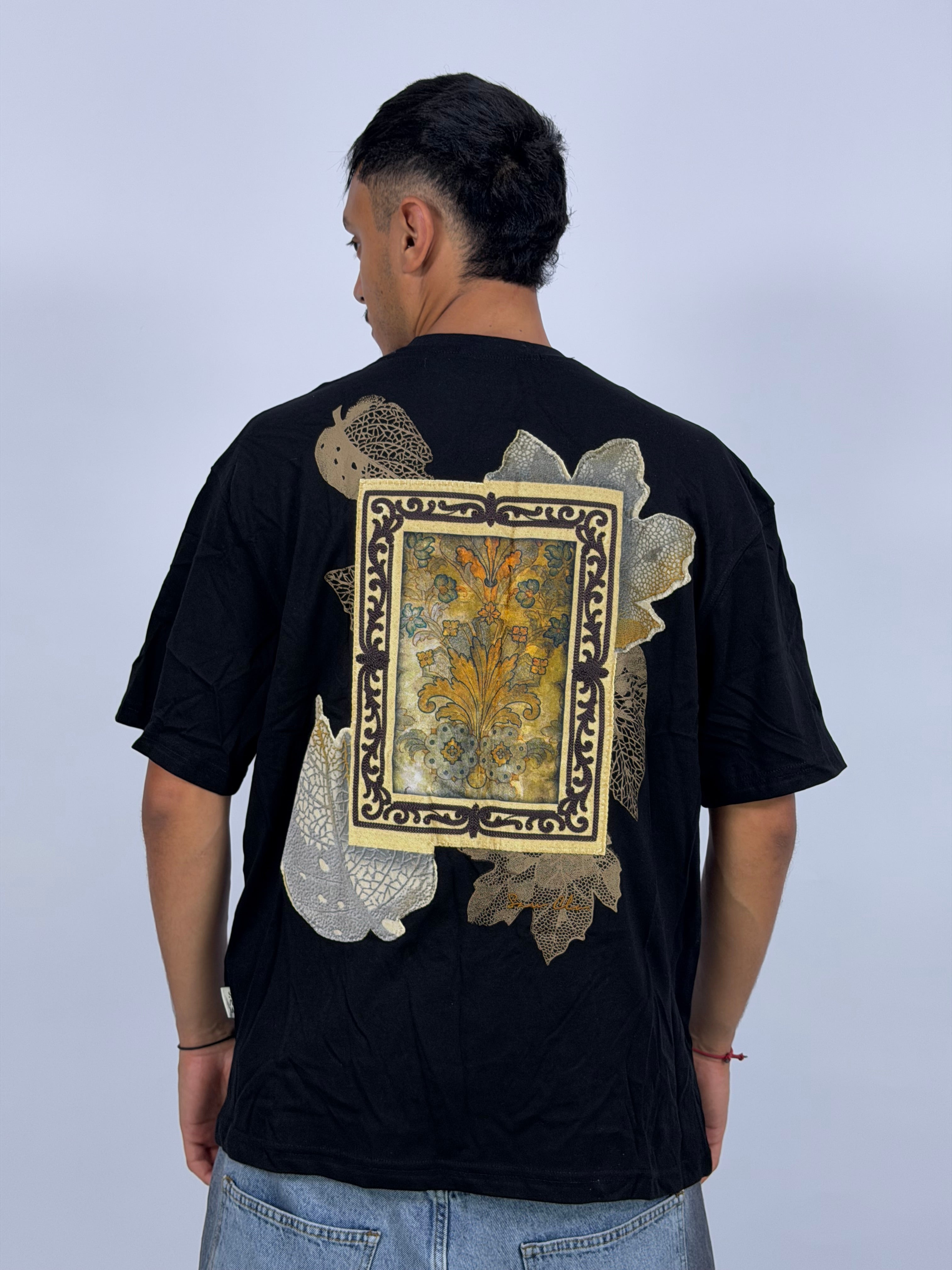 T-shirt ORIGINAL Oversize Noir – Paisley Message Edition