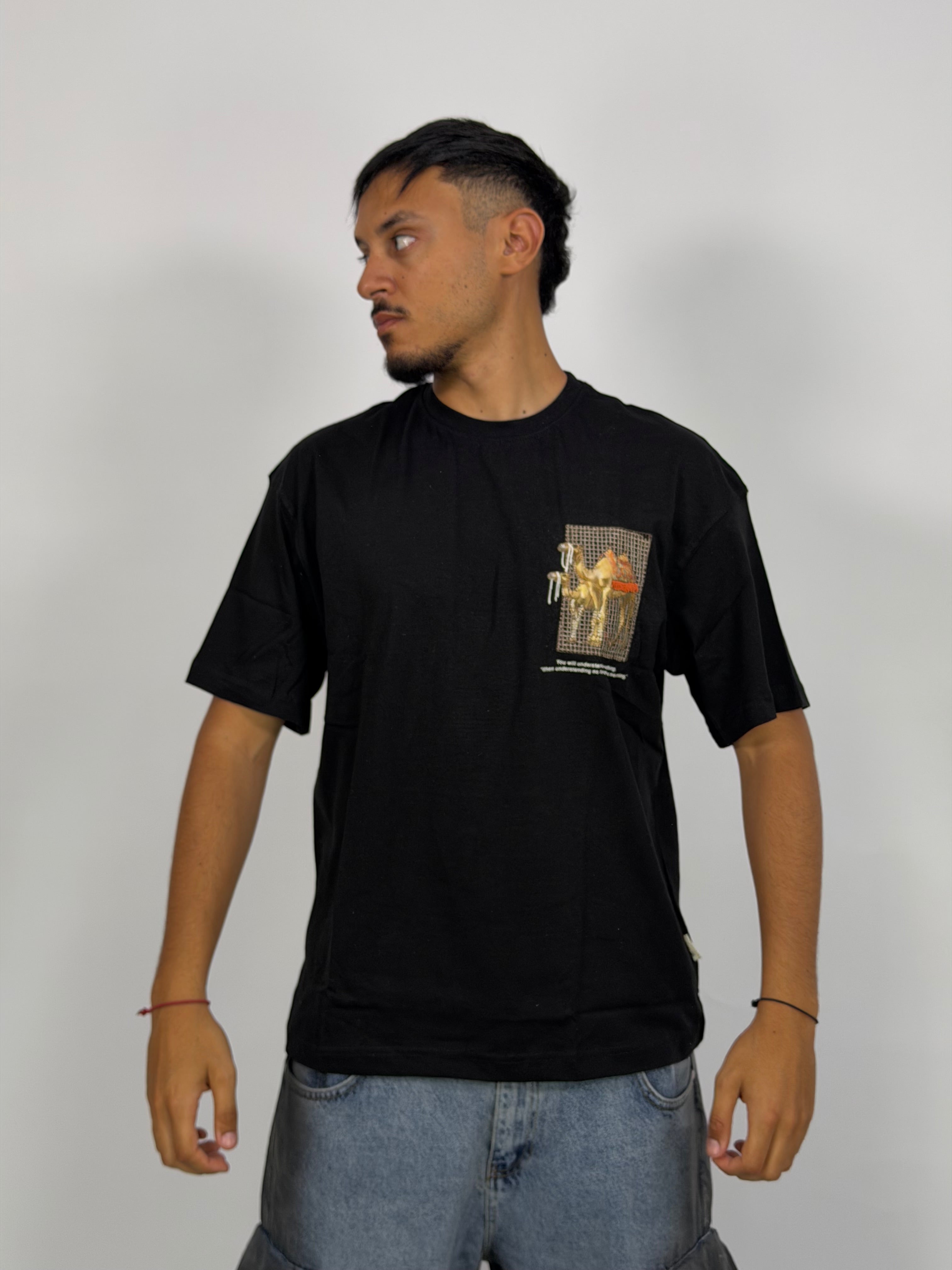 T-shirt ORIGINAL Oversize Noir – Desert Camel Heritage Edition