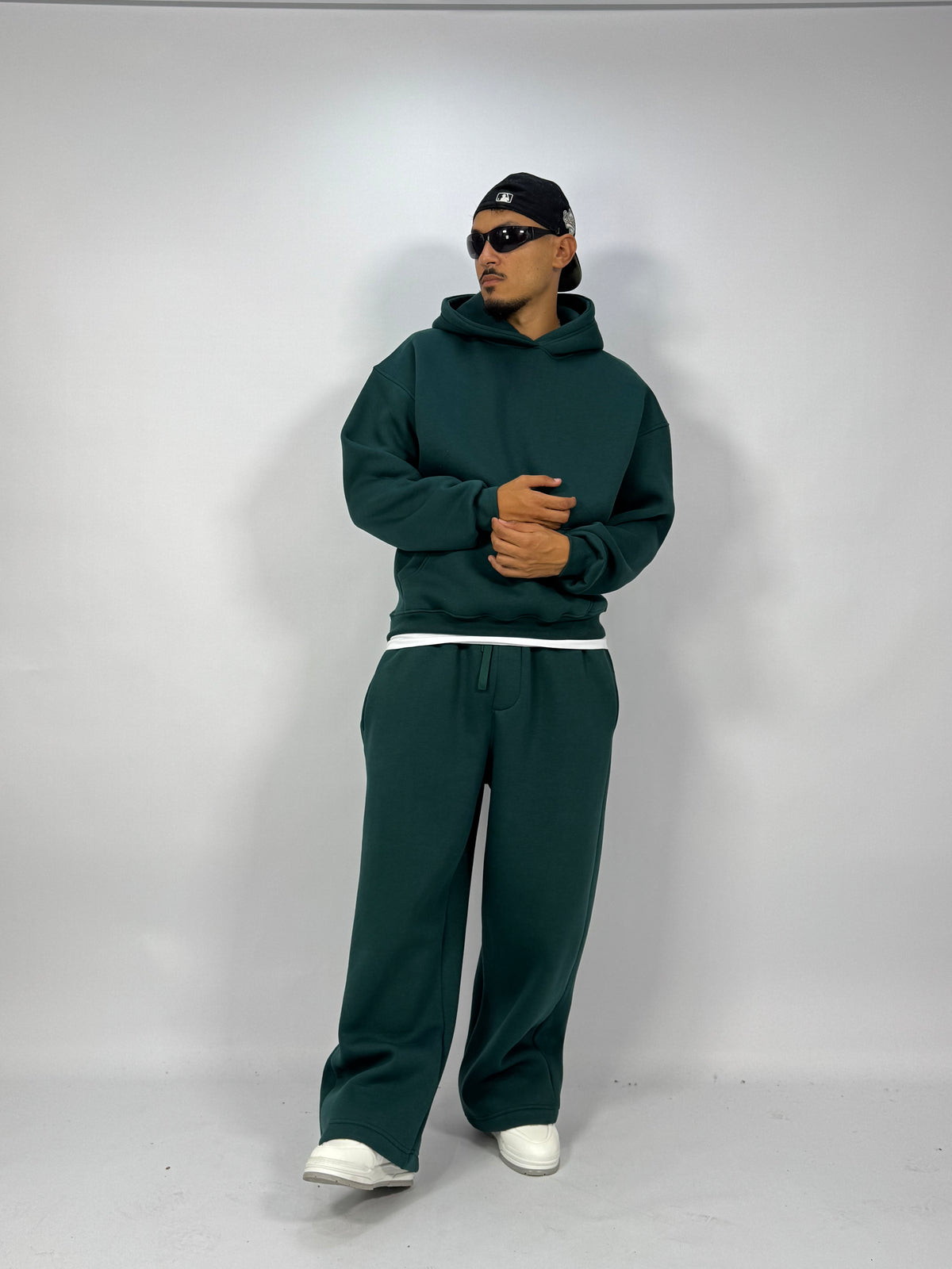 Ensemble PREMIUM Vert à Capuche 1 ère Qualité