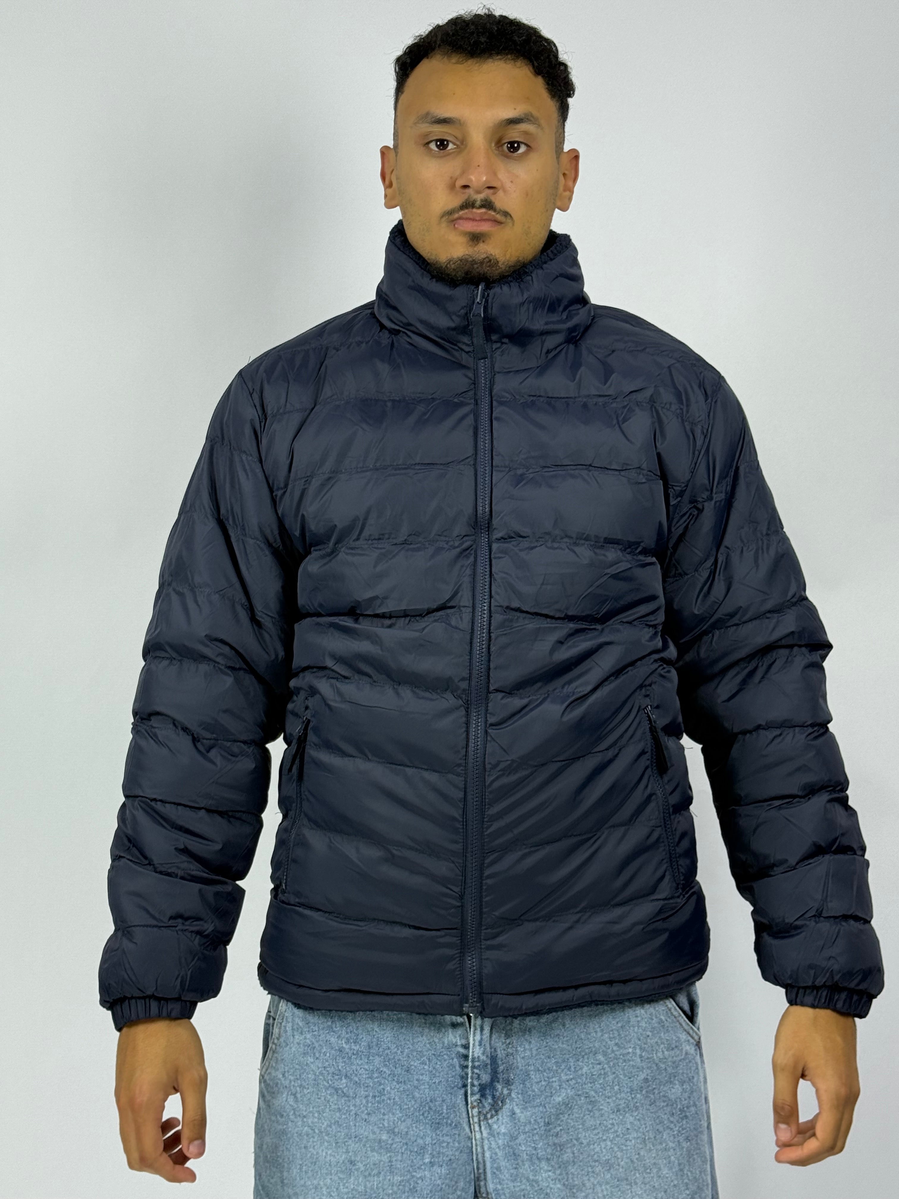 Veste TNF Double Face 1ʳᵉ Qualité – Style Réversible & Confort Premium Bleu