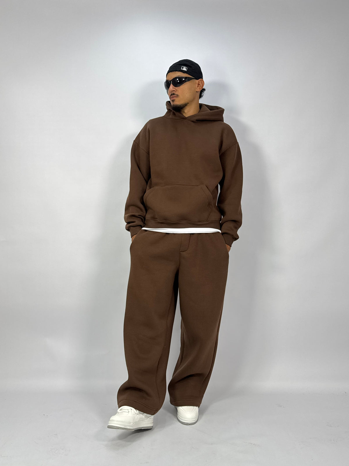 Ensemble PREMIUM Marron à Capuche 1 ère Qualité